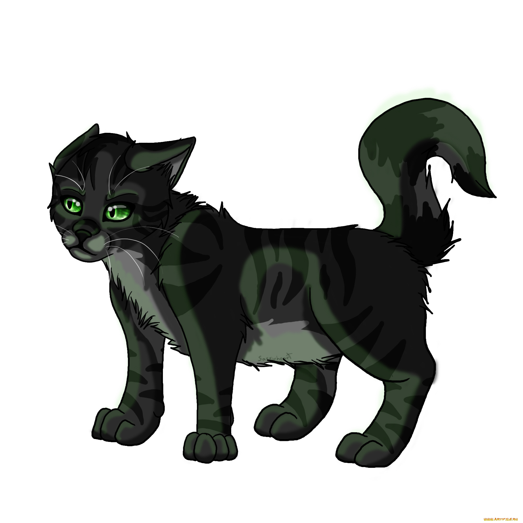 рисованные, животные, , коты, животное, белый, фон, волк