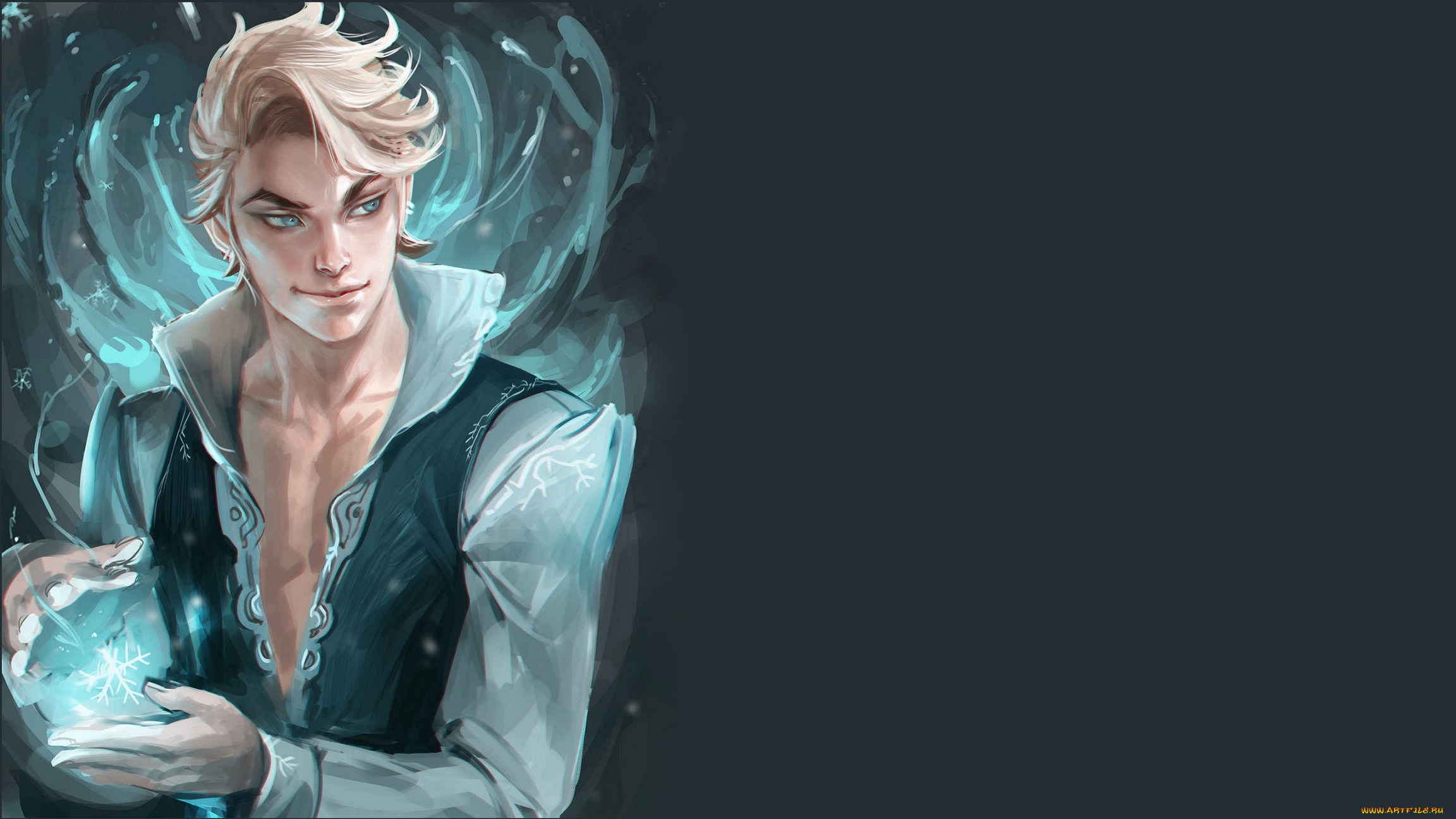 рисованные, люди, парень