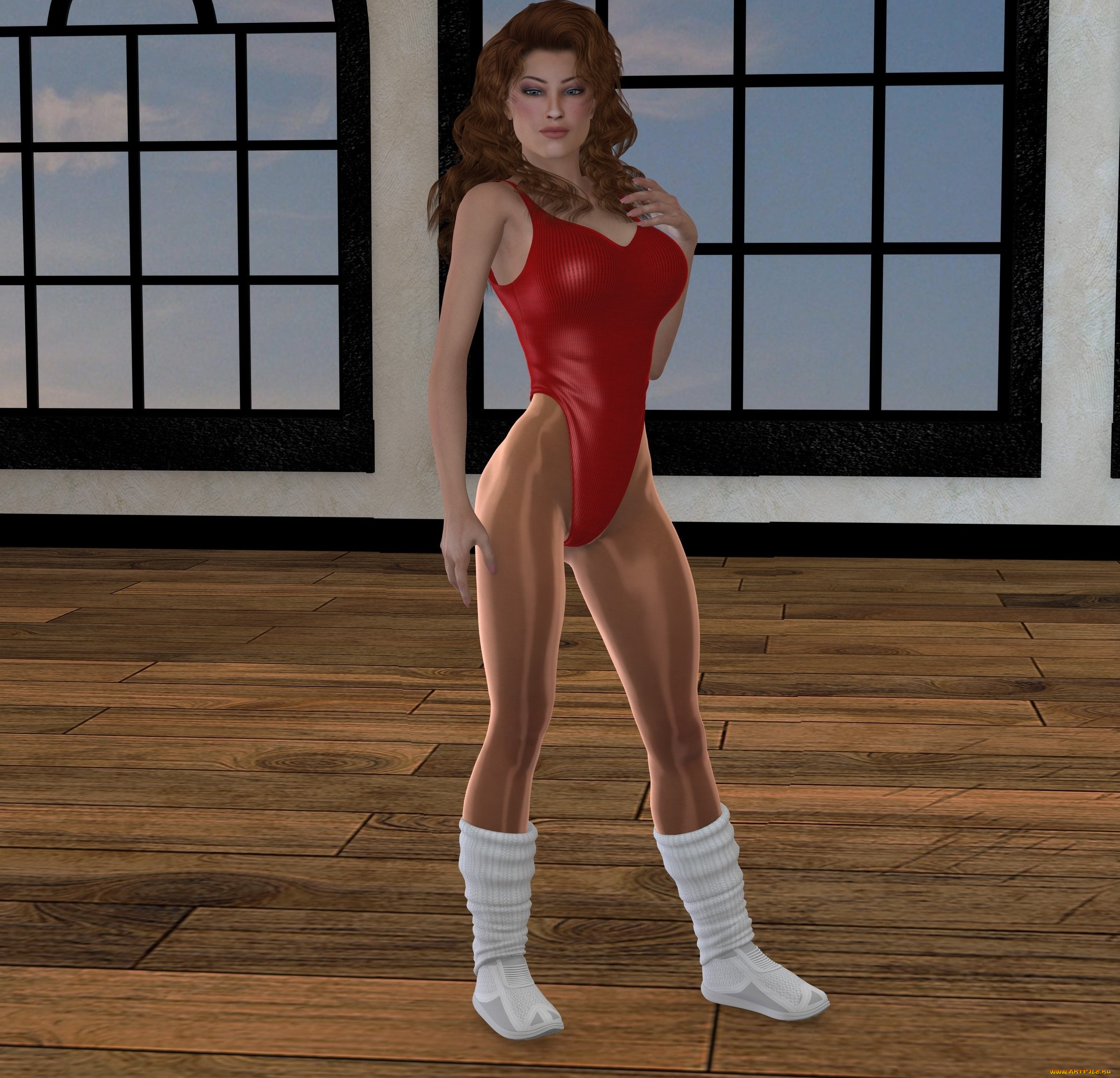 3д, графика, люди, , people, девушка, взгляд