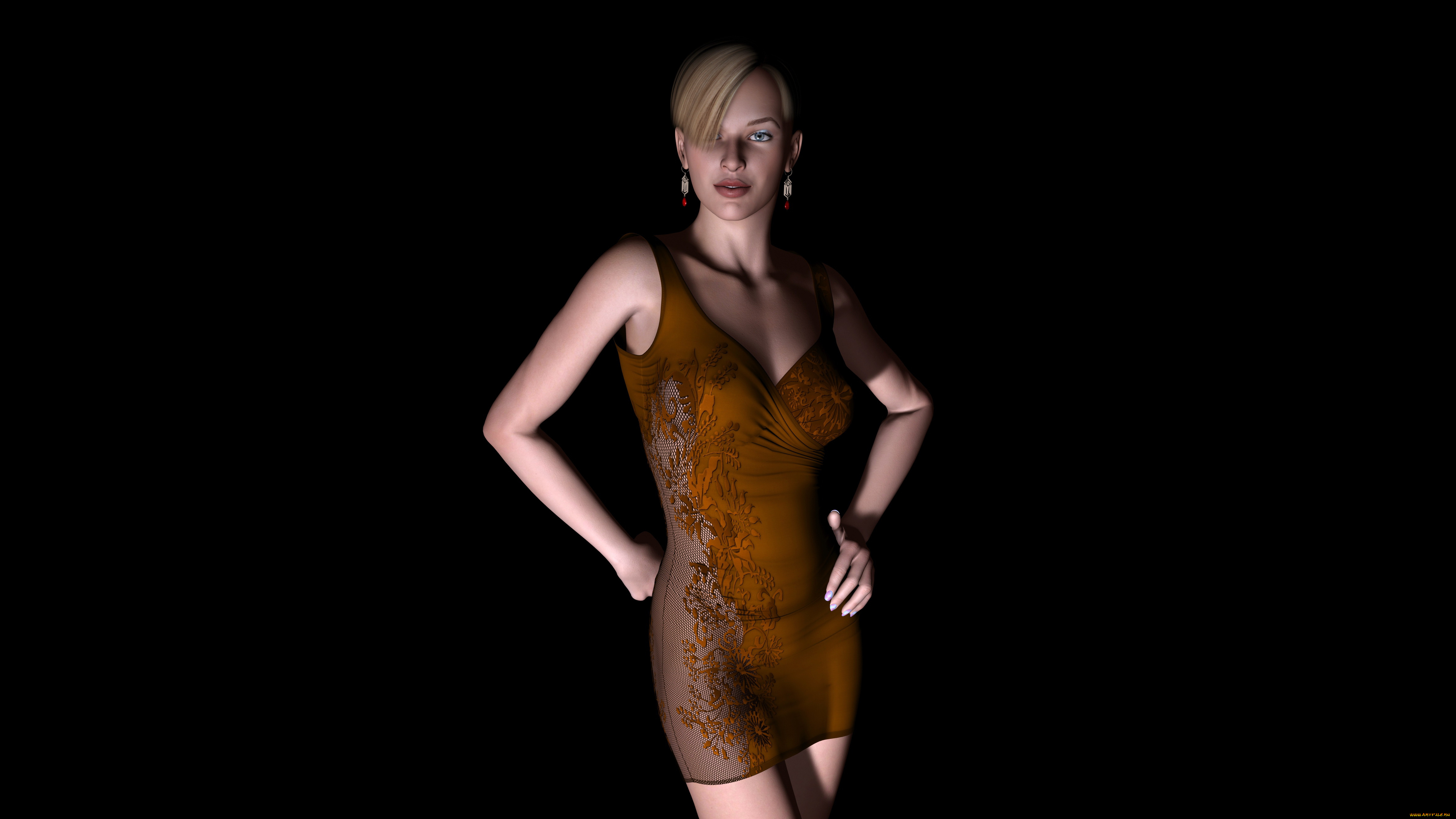 eris, 3д, графика, люди, , people, взгляд, девушка