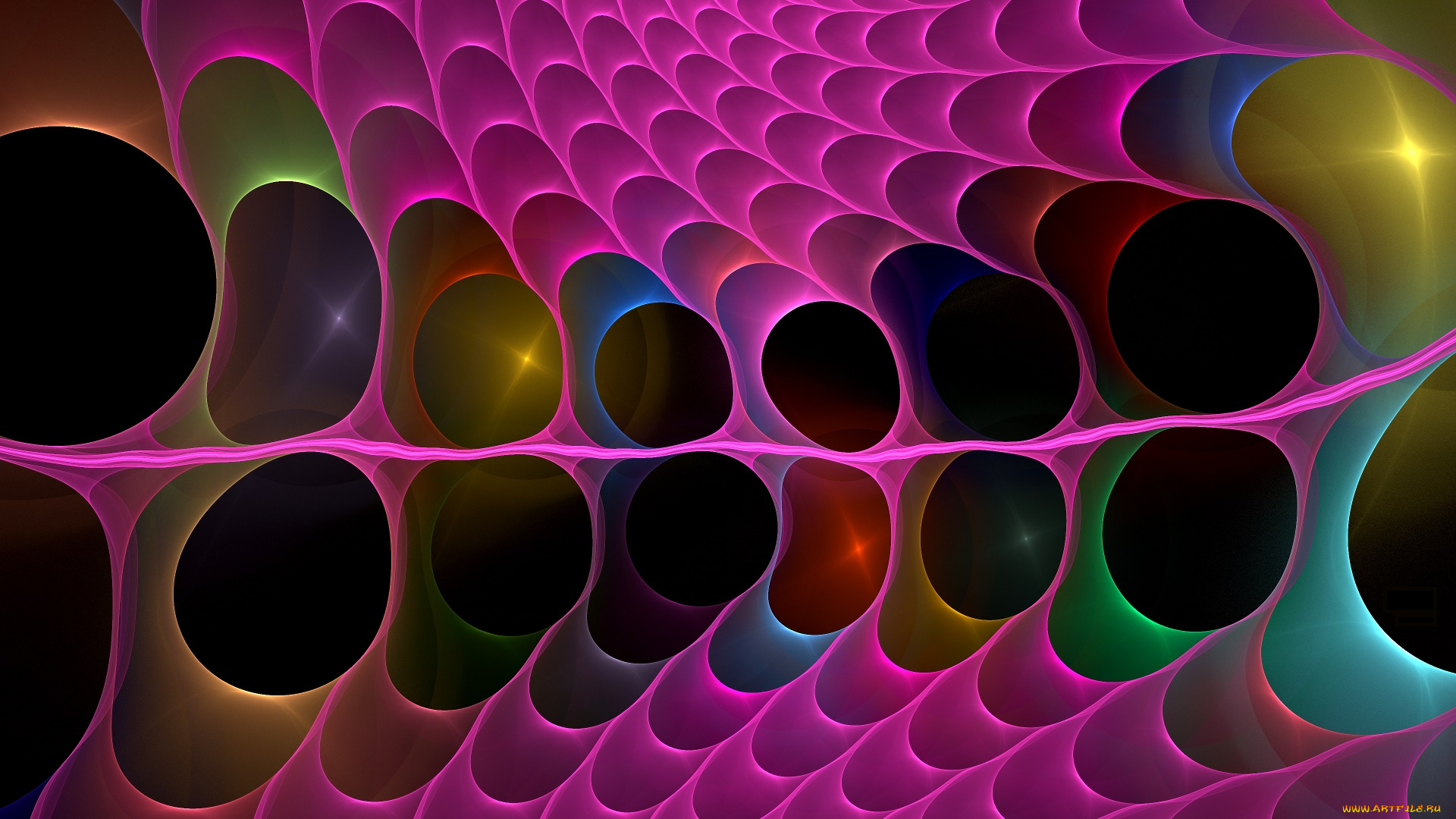 3д, графика, фракталы, , fractal, цвета, фон, узор