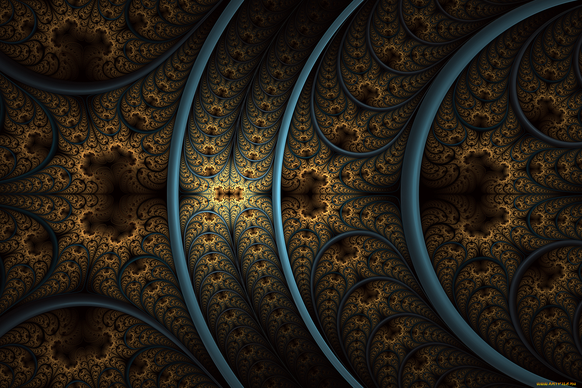 3д, графика, фракталы, , fractal, фон, цвета, узор