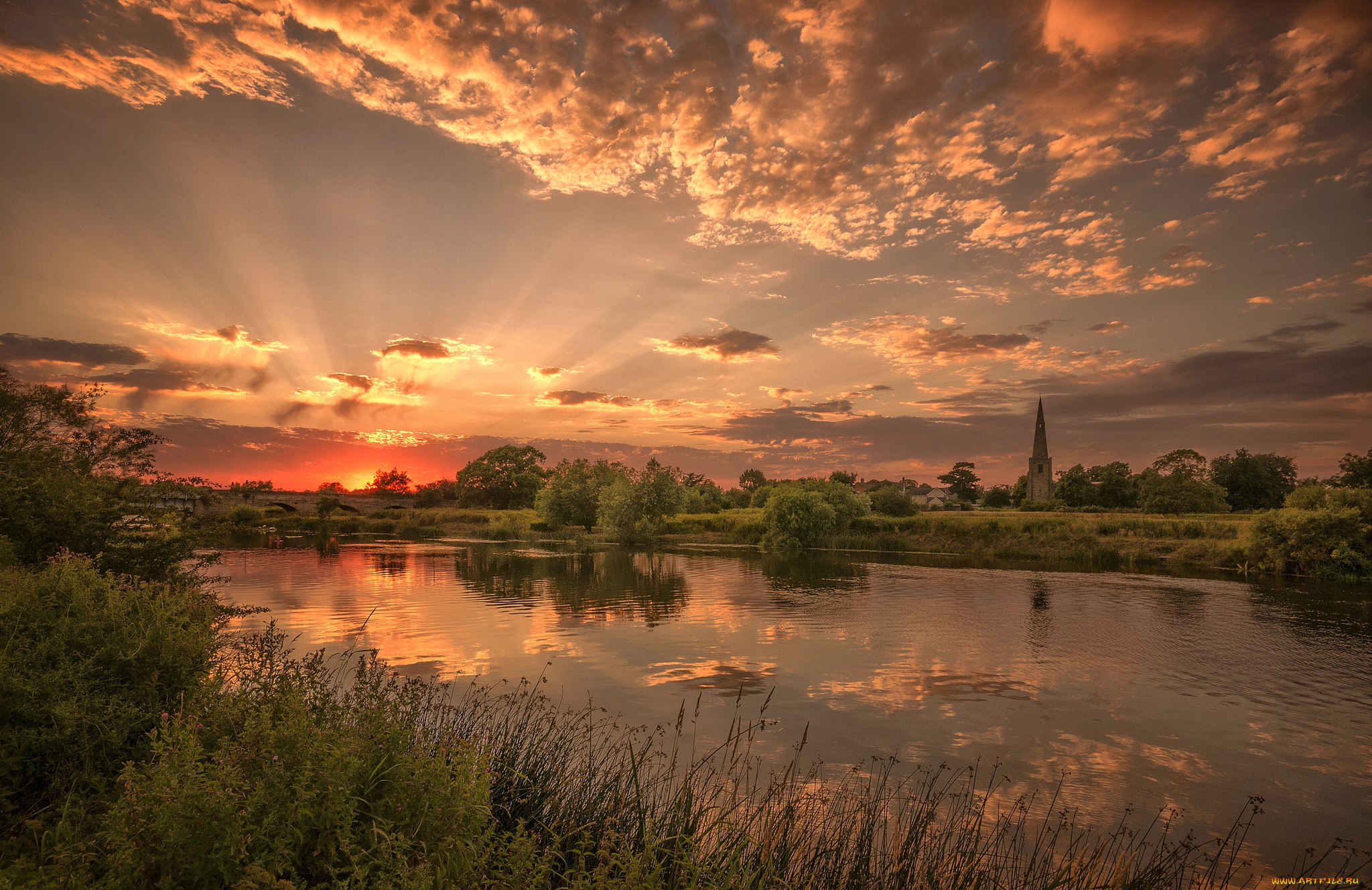 природа, восходы, закаты, рассвет