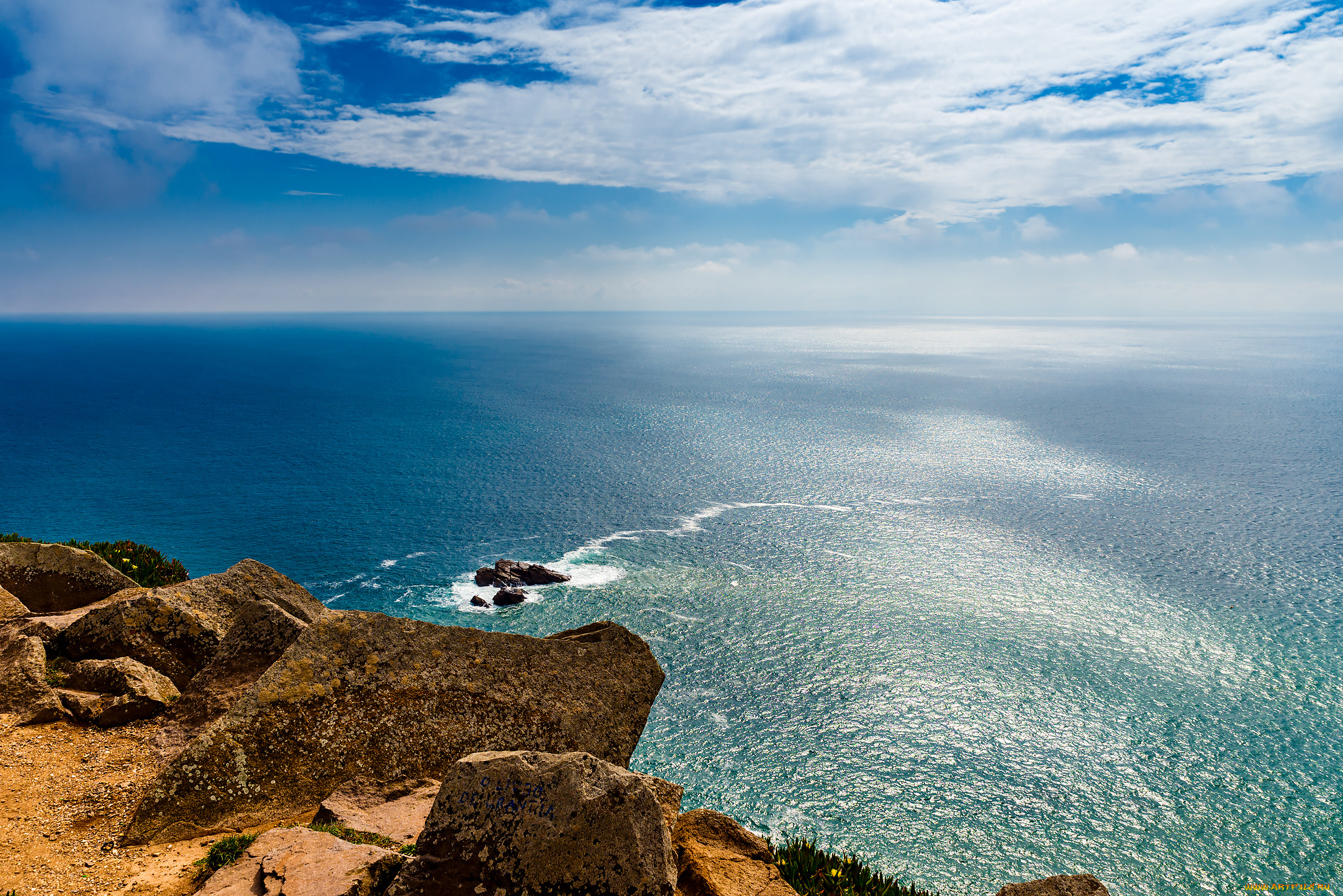 природа, побережье, море, берег