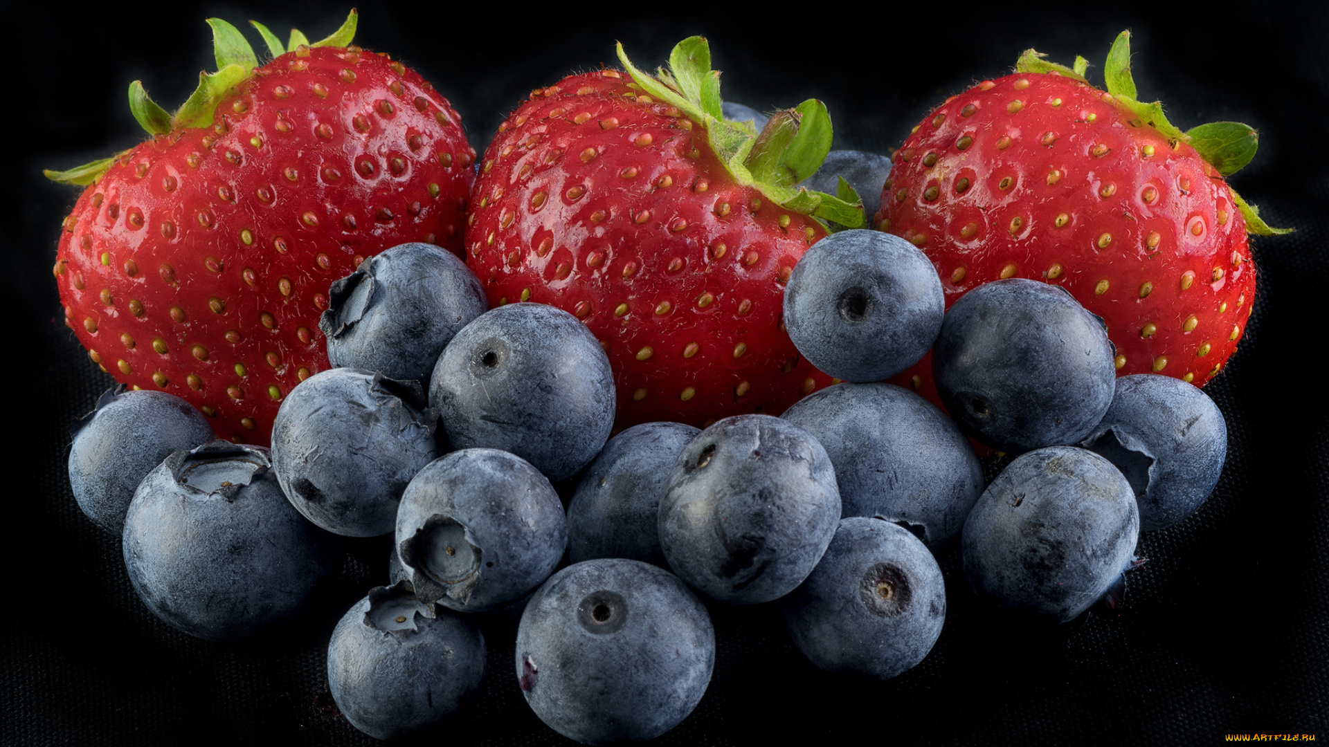 еда, фрукты, , ягоды, ягоды, клубника, голубика