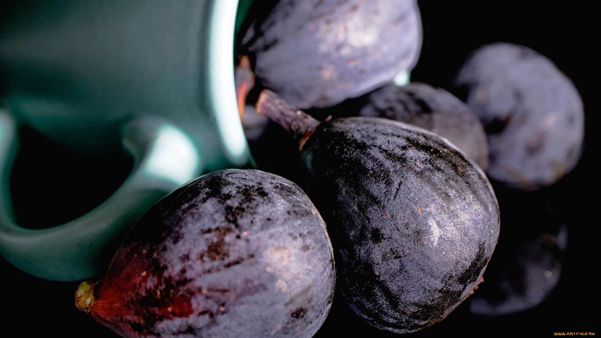 еда, инжир, кружка, макро