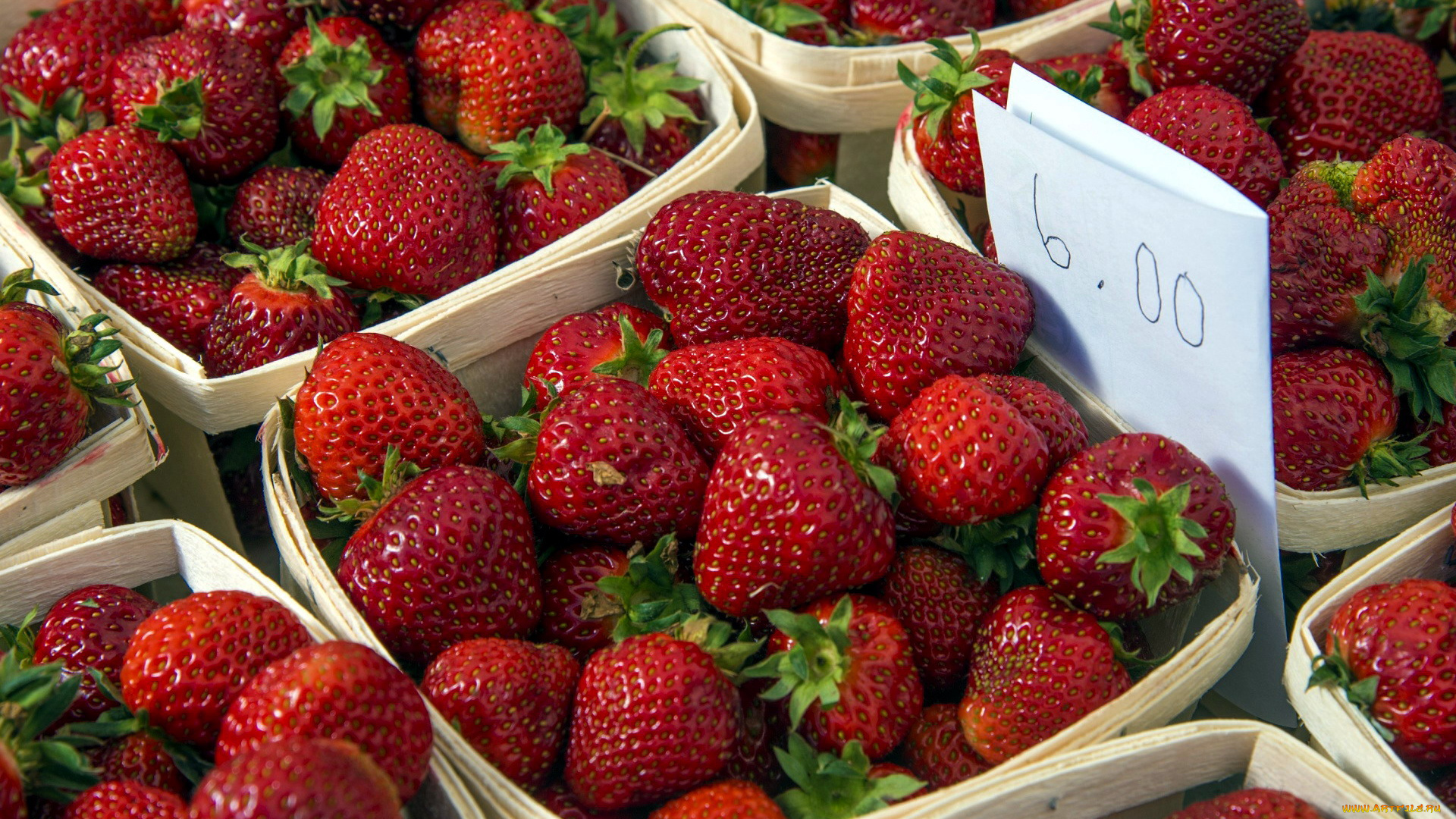 еда, клубника, , земляника, много, ягоды