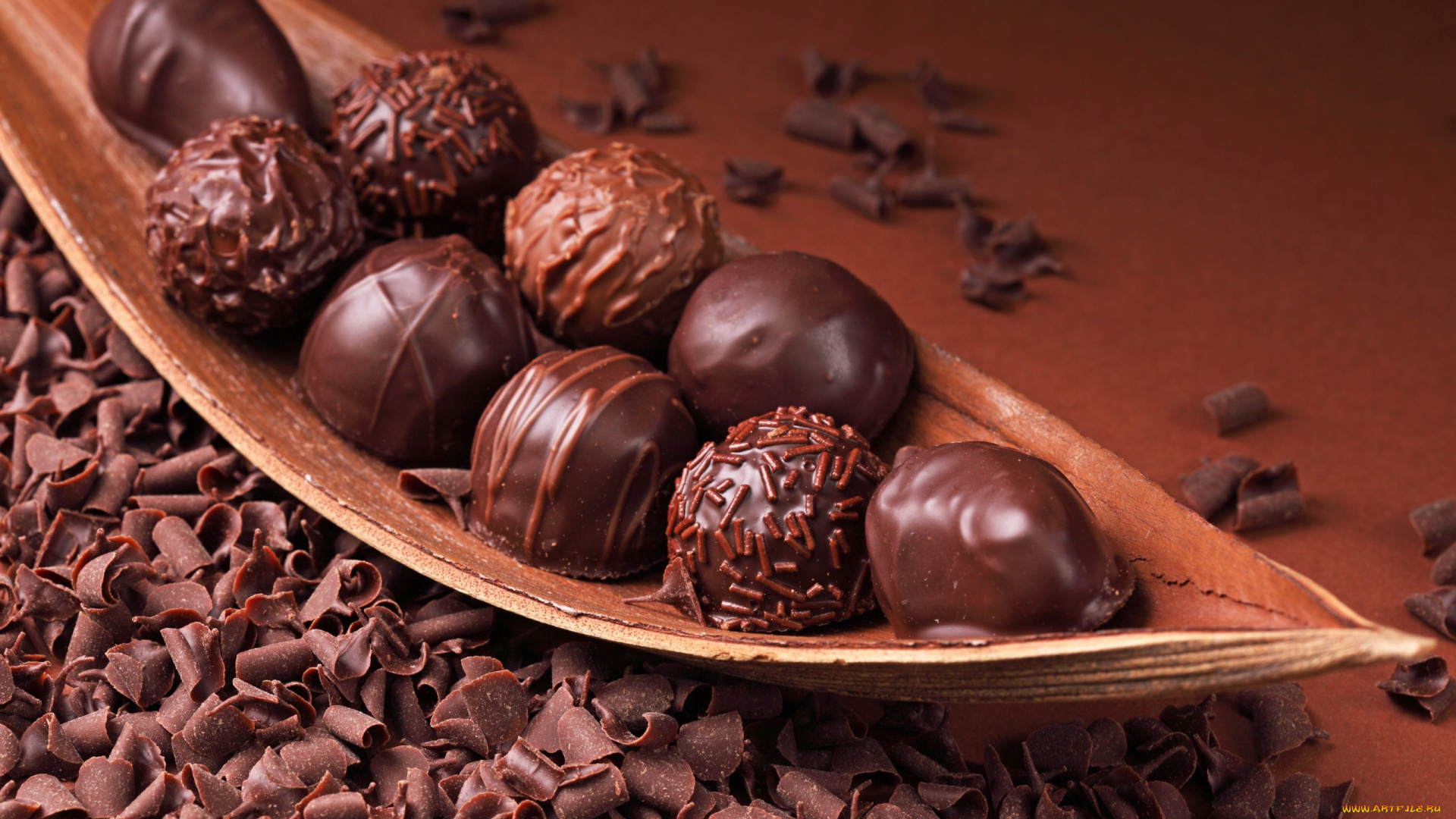 еда, конфеты, , шоколад, , сладости, ассорти, стружка, шоколадные