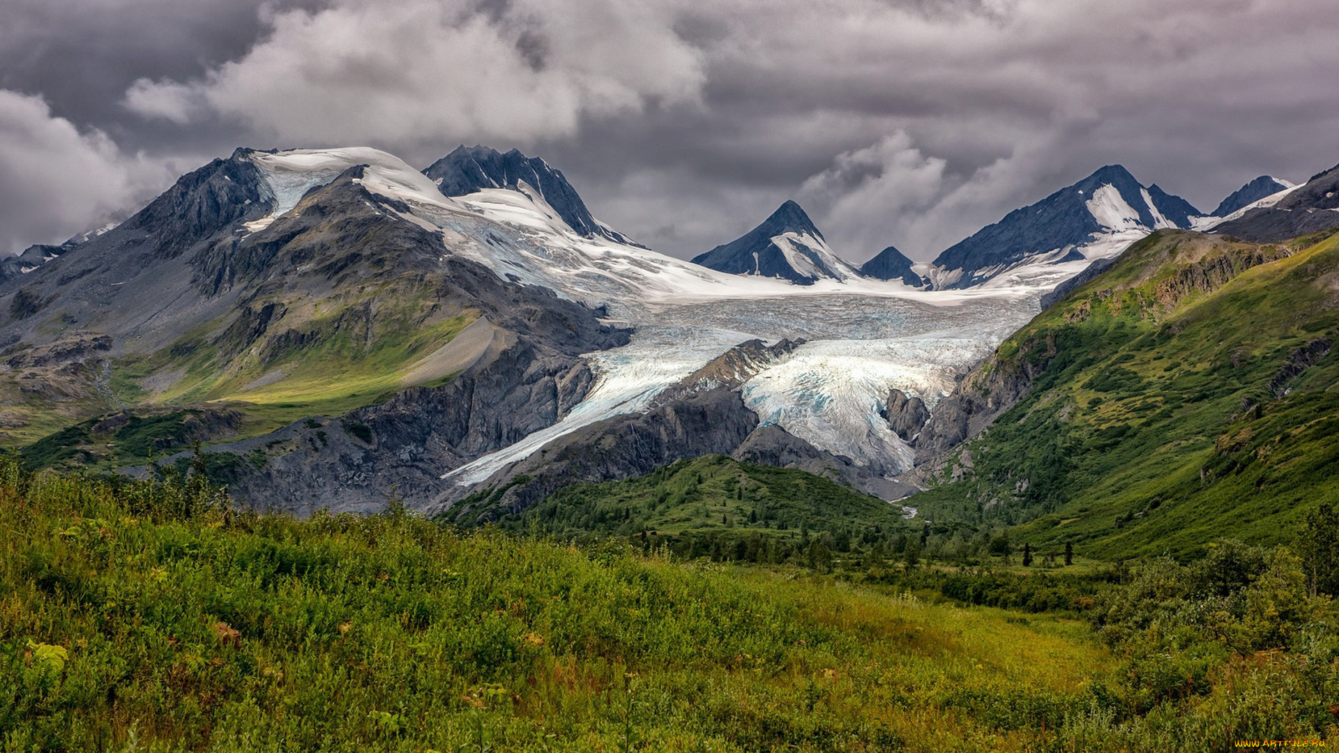 природа, горы, простор