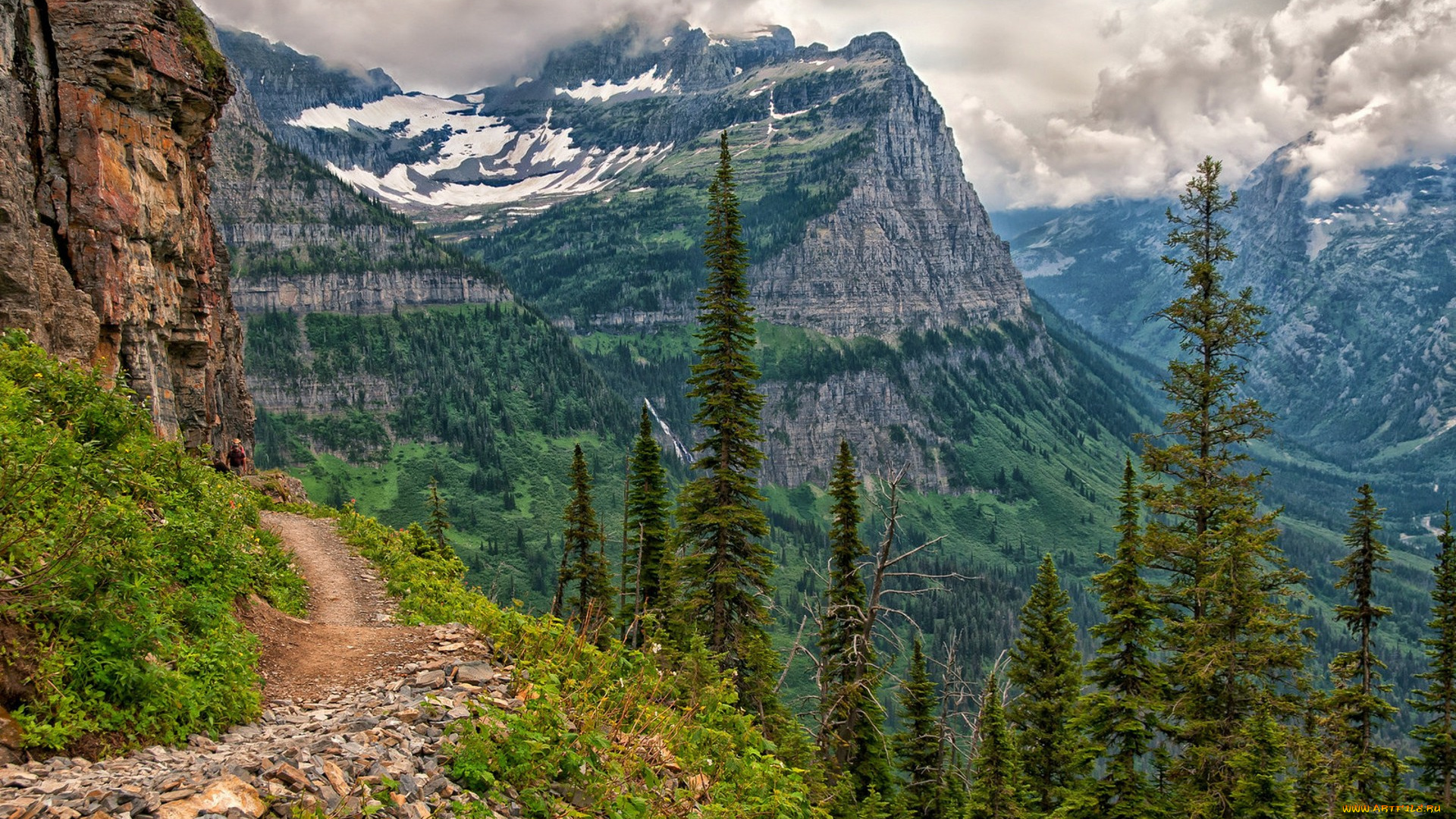 природа, горы, простор