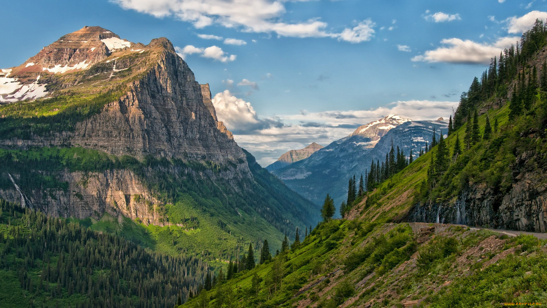 природа, горы, простор