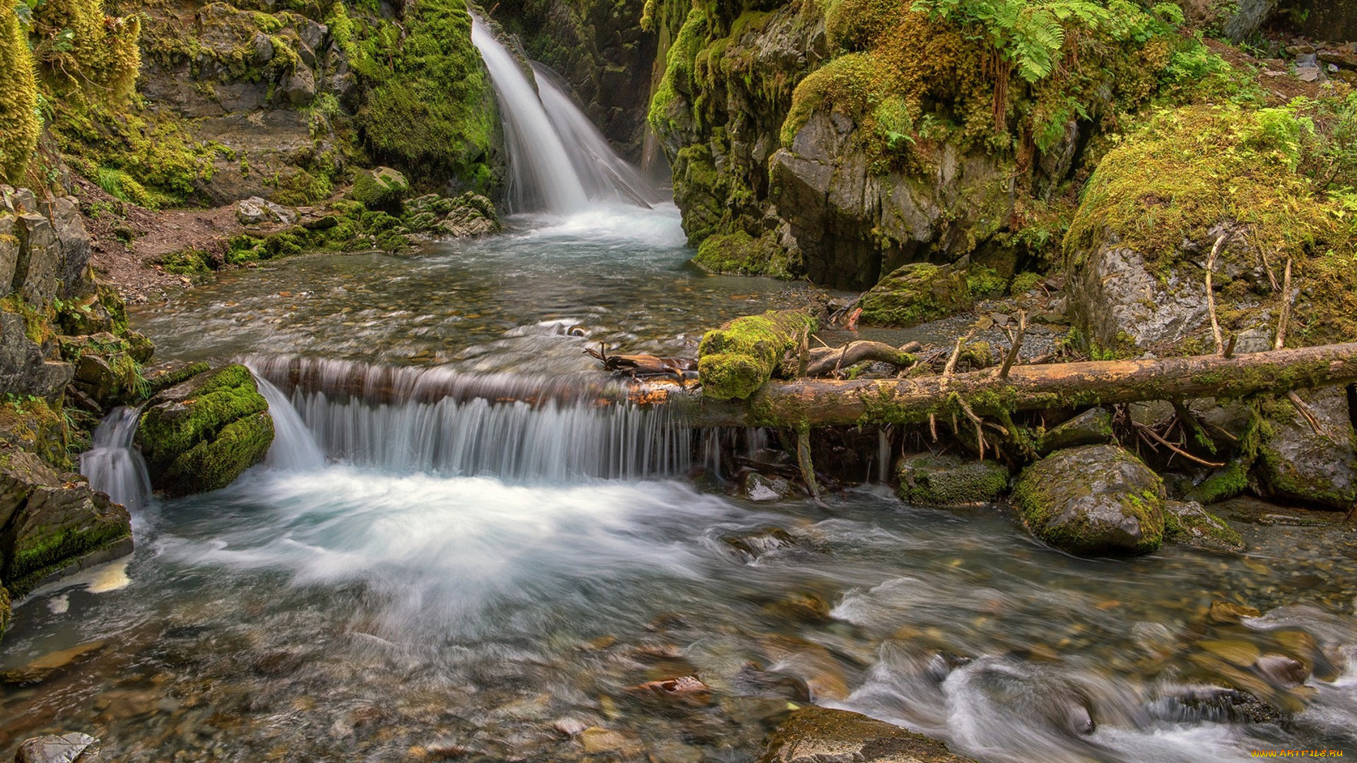 природа, водопады, простор