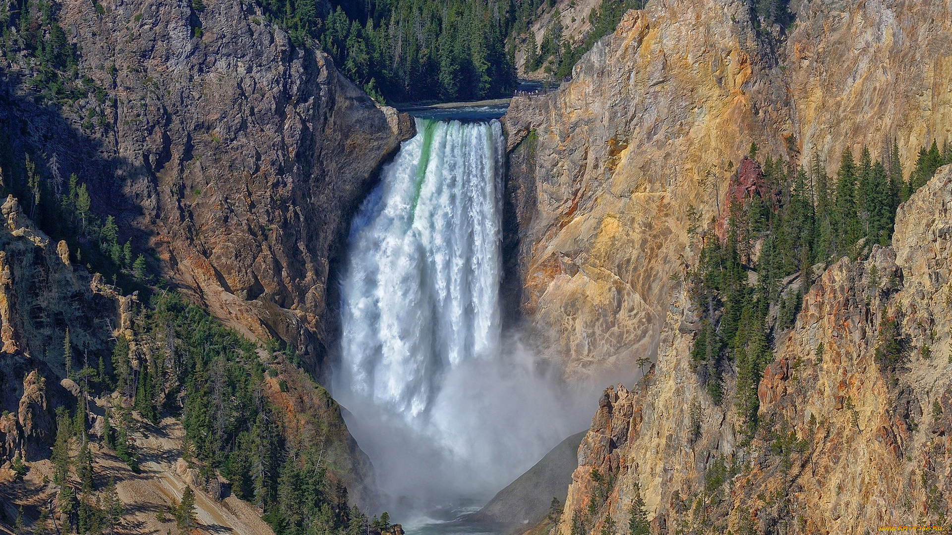природа, водопады, простор