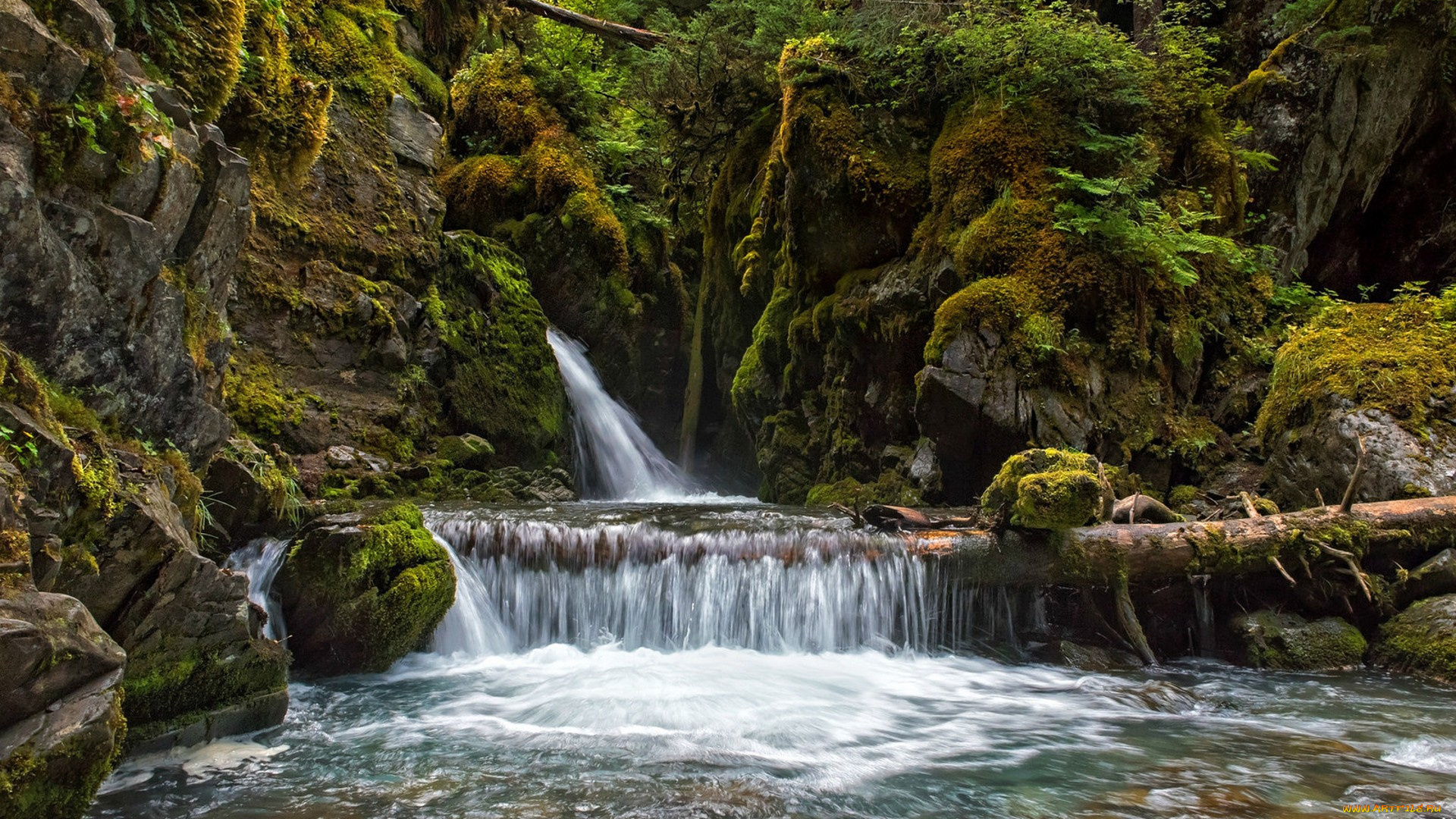 природа, водопады, простор