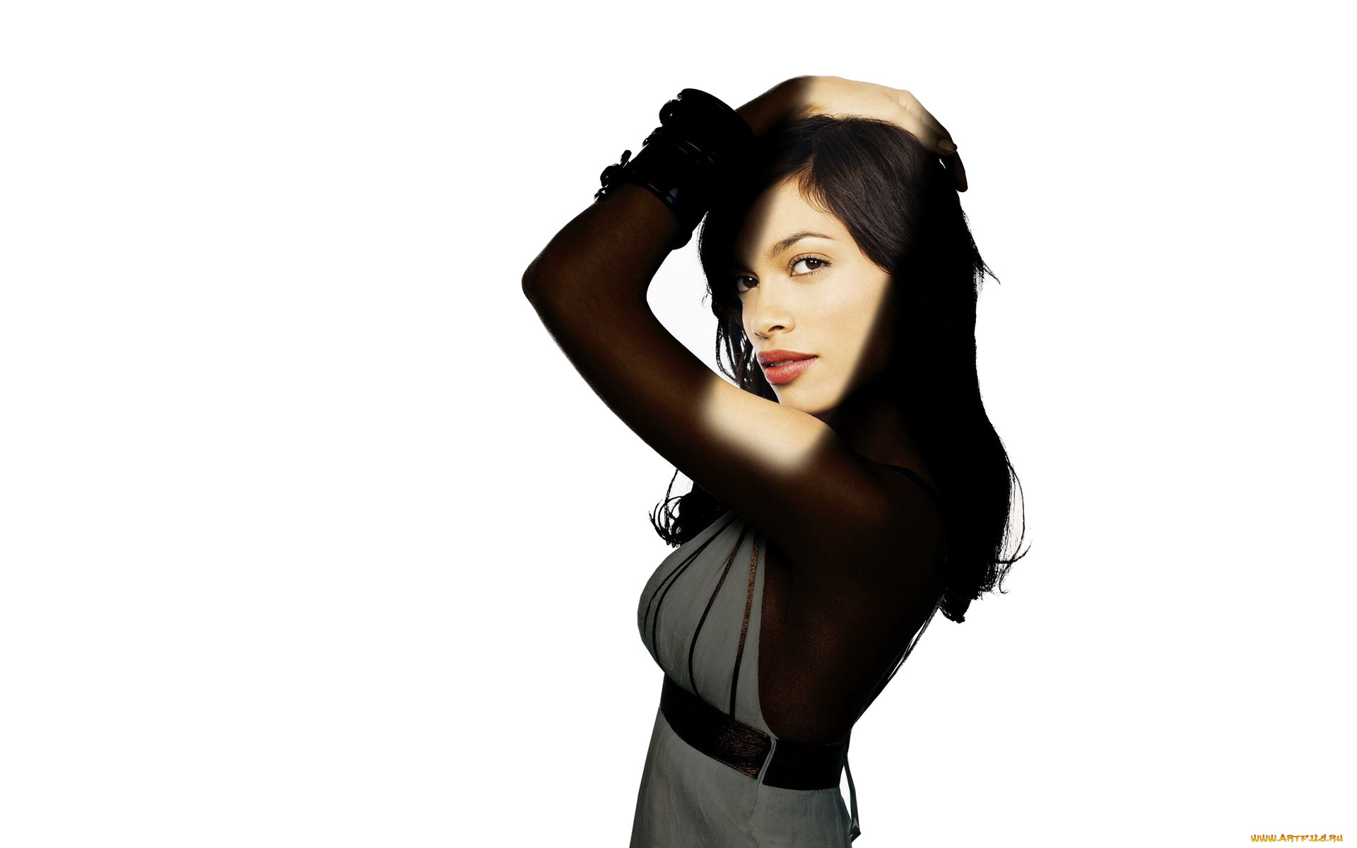 девушки, rosario, dawson, брюнетка, платье, браслеты, розарио, доусон