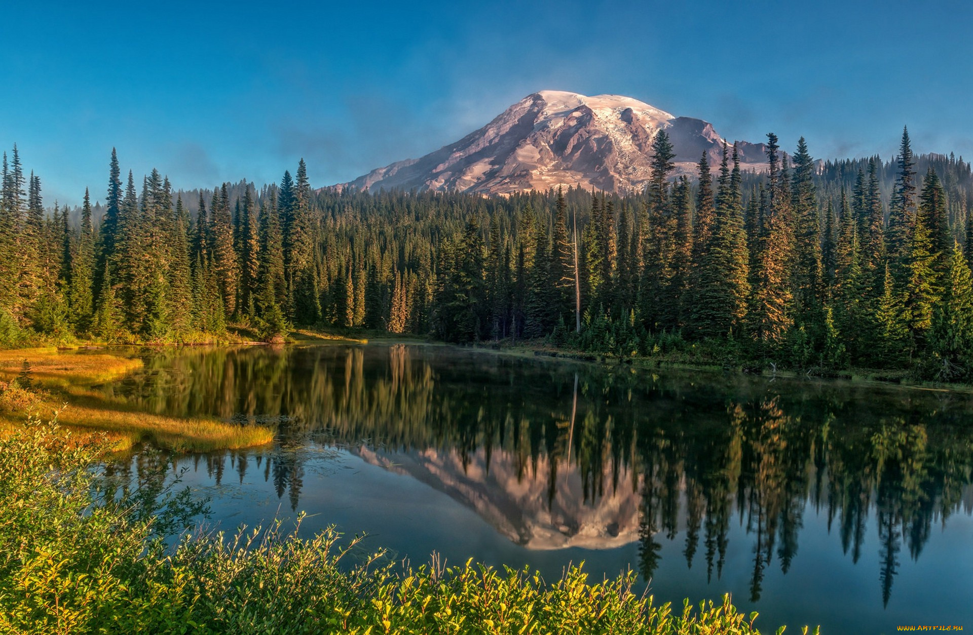 природа, реки, озера, простор