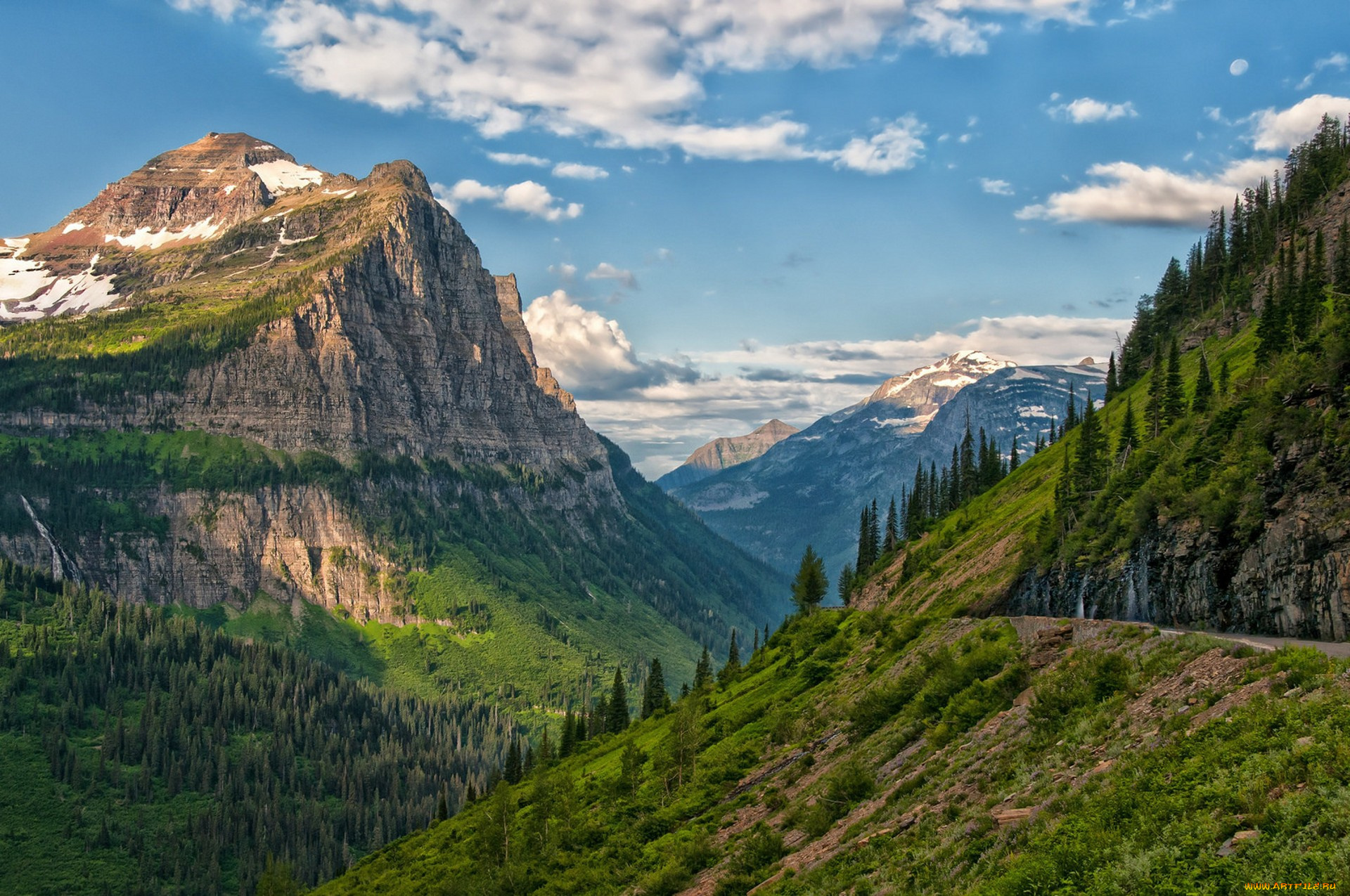 природа, горы, простор