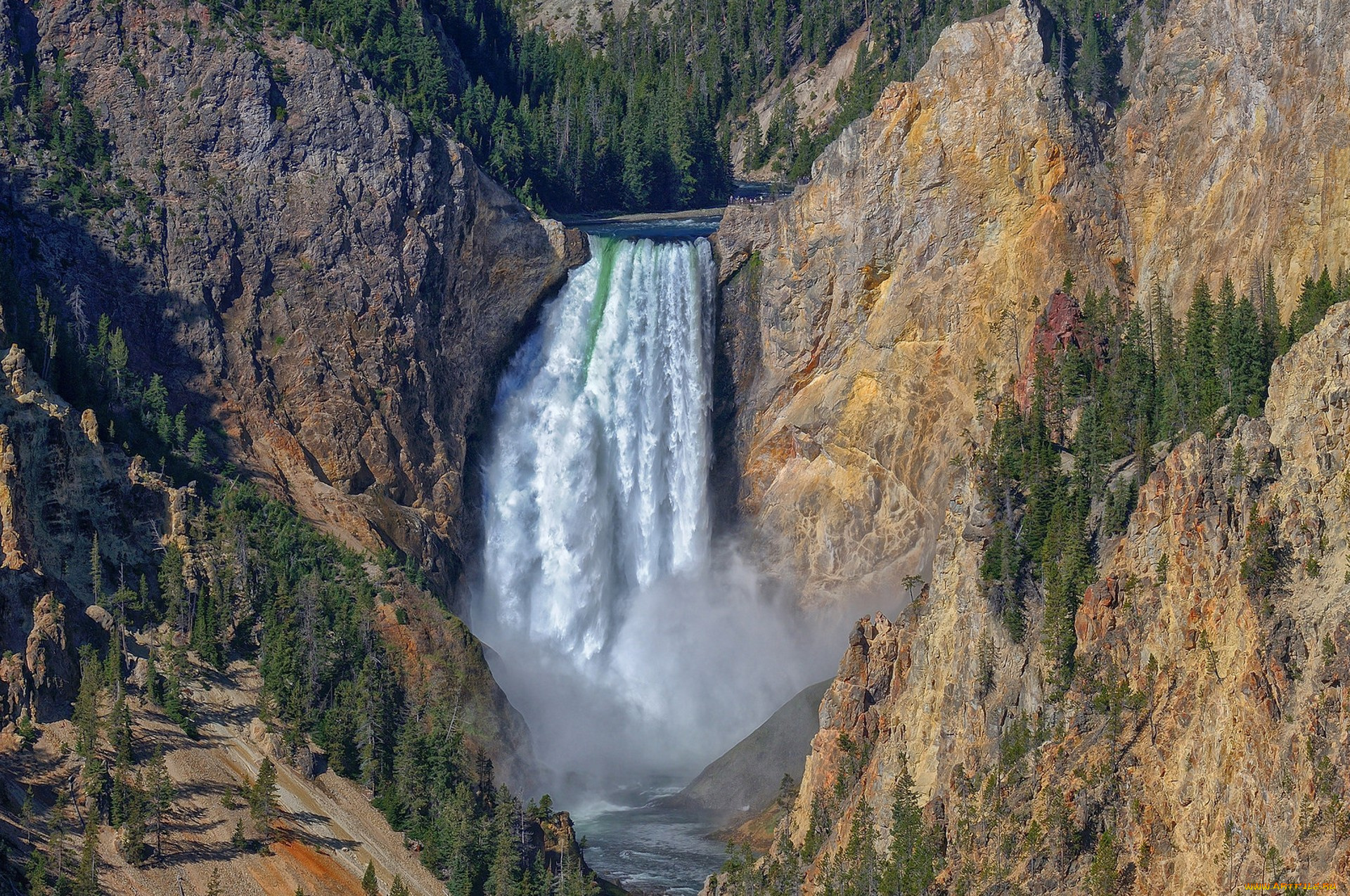 природа, водопады, простор