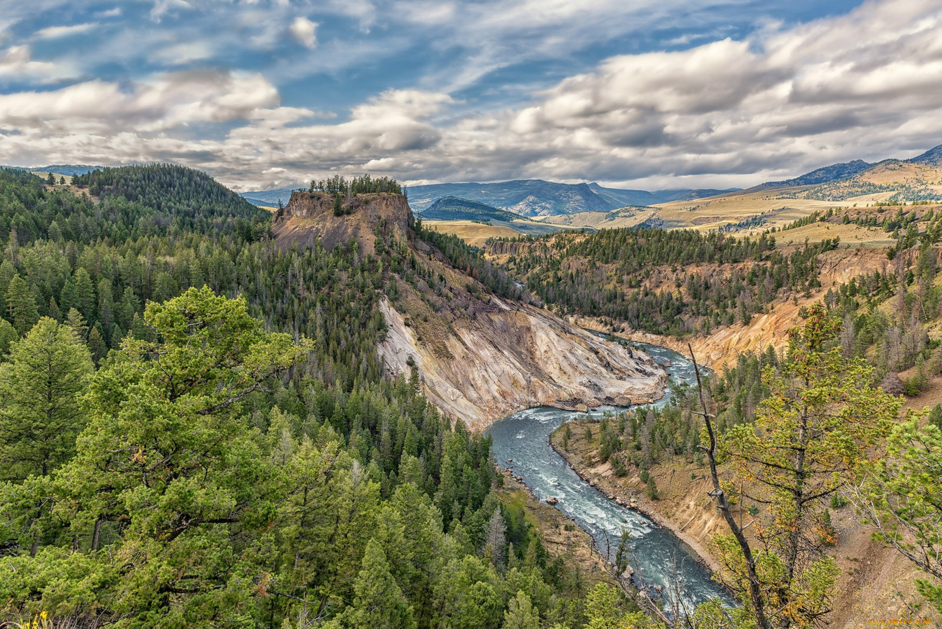 природа, горы, простор