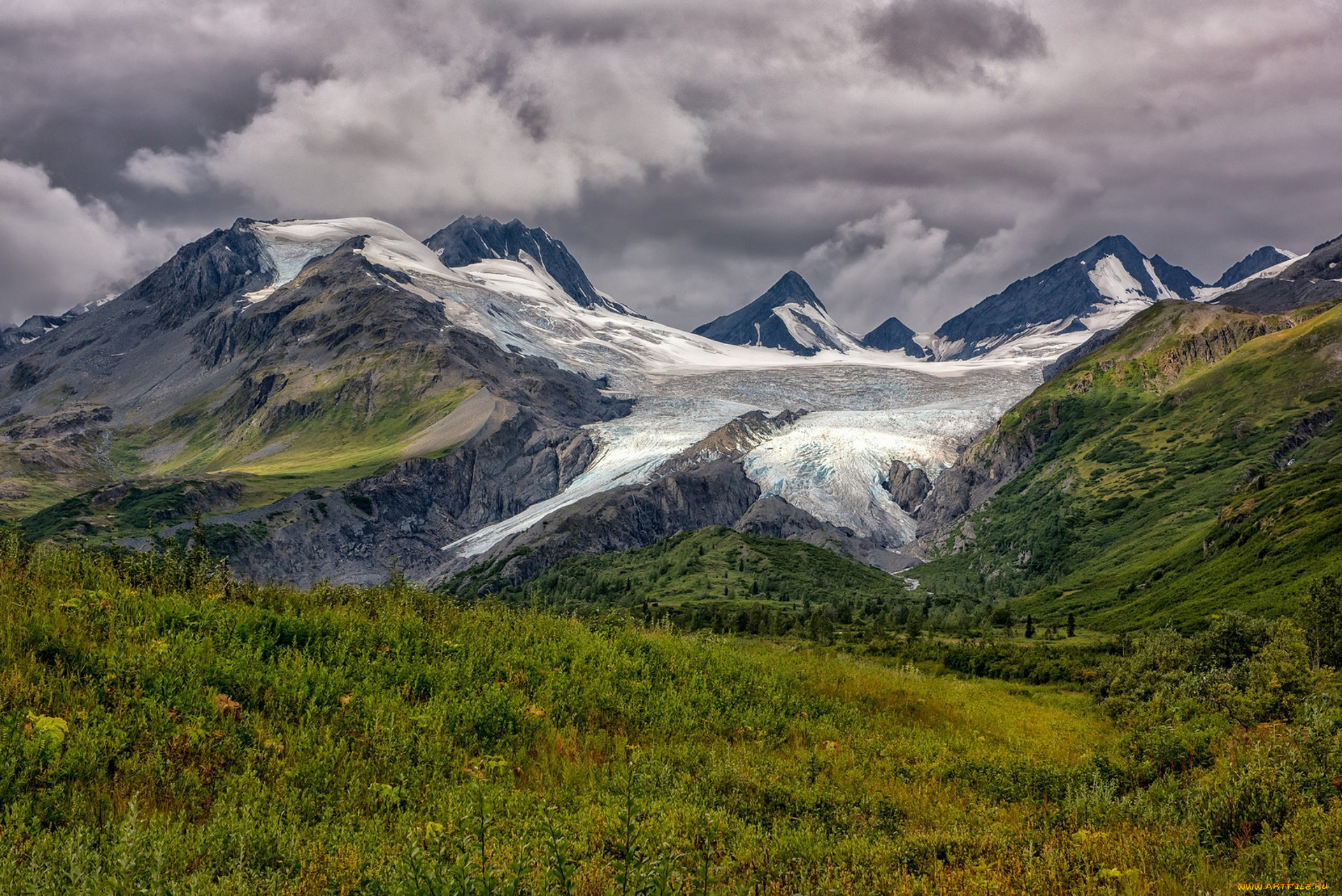 природа, горы, простор