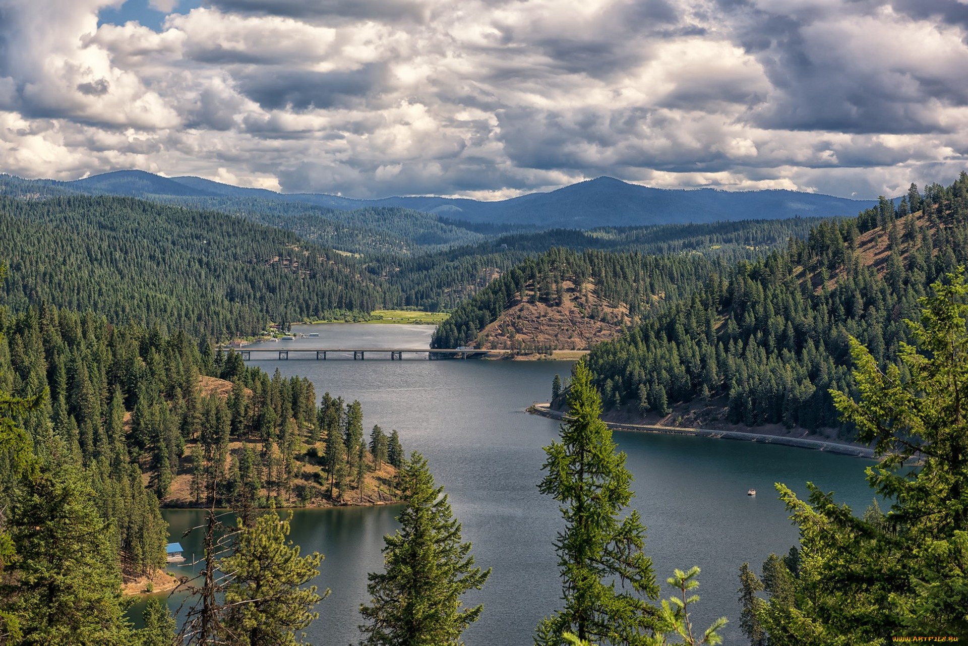 природа, реки, озера, простор