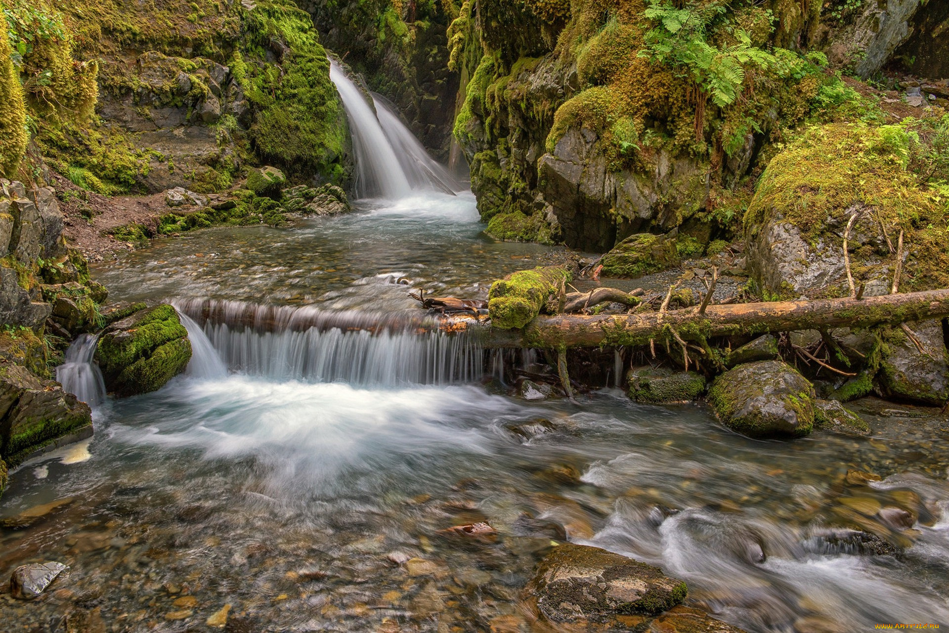 природа, водопады, простор