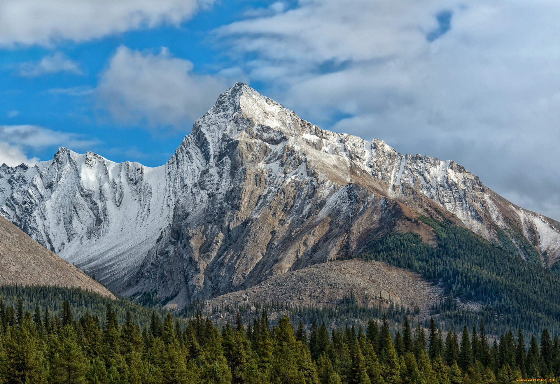 природа, горы, простор