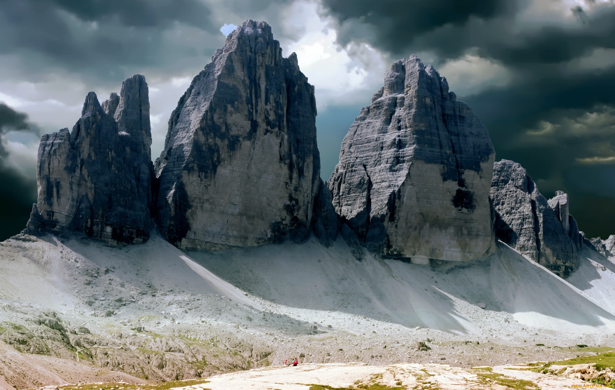 природа, горы, небо, скалы