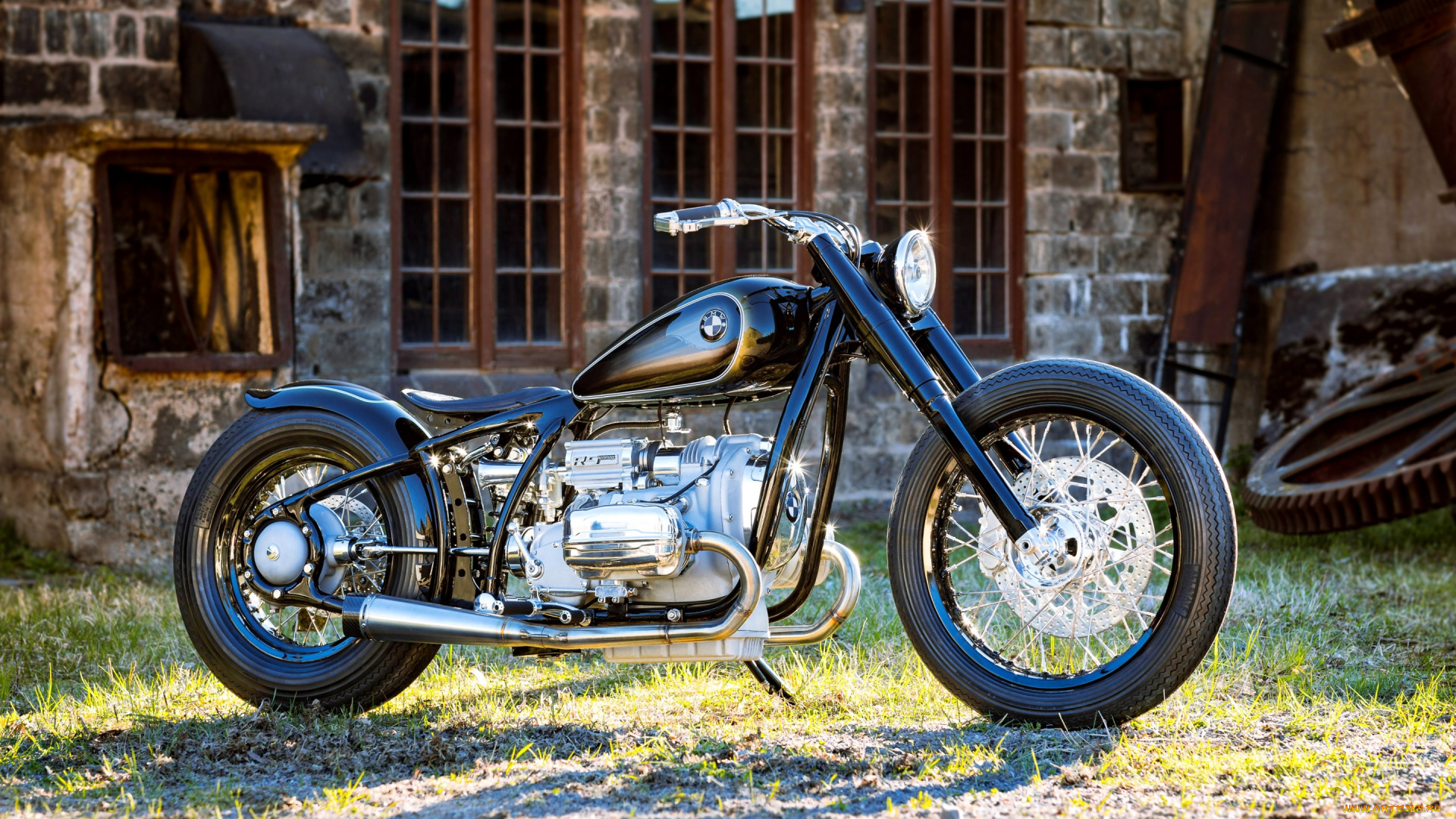 мотоциклы, bmw, роскошный, мотоцикл, черный, немецкие, крейсеры, чоппер