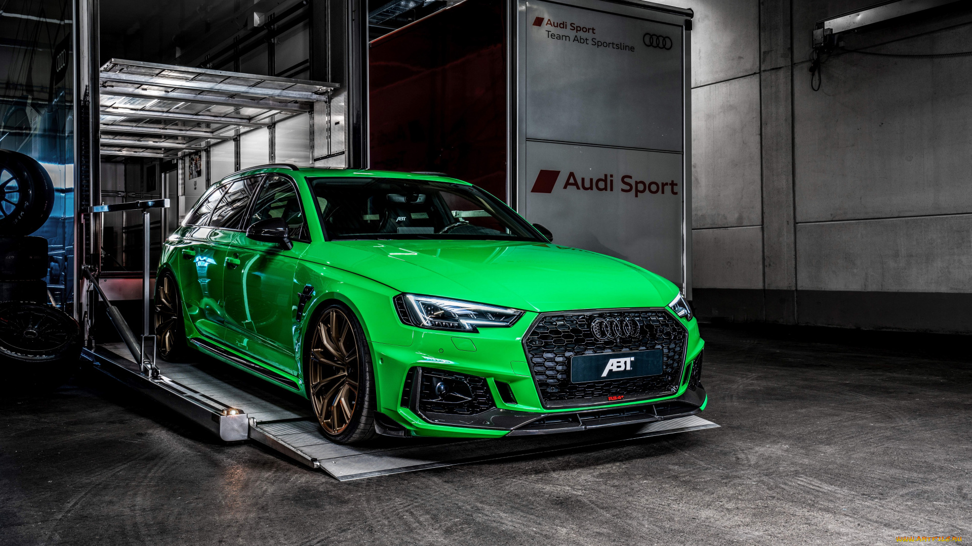 abt, audi, rs4, 2019, автомобили, audi, ауди, тюнинг, abt, rs4, 2019, зеленый