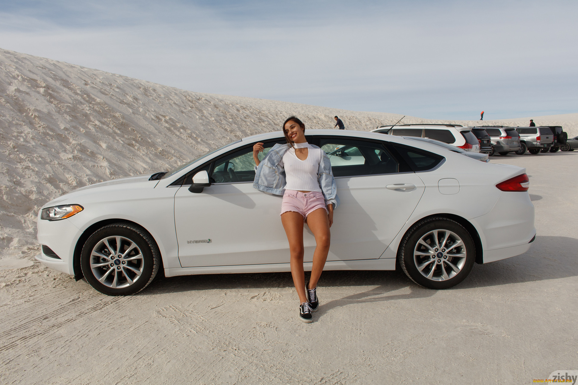 автомобили, -авто, с, девушками, фон, взгляд, девушка