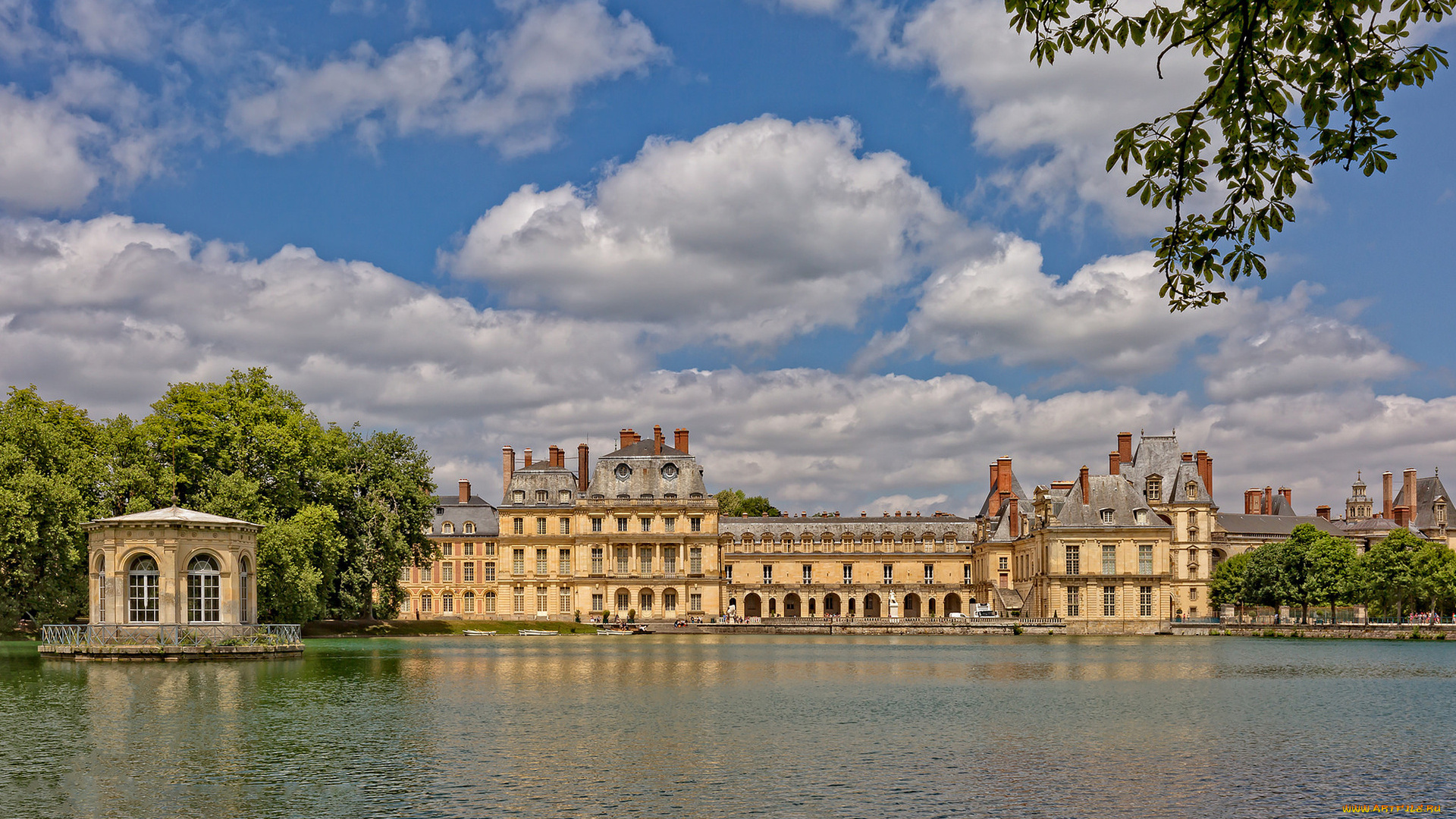 chateau, de, fontainebleau, города, замки, франции, chateau, de, fontainebleau