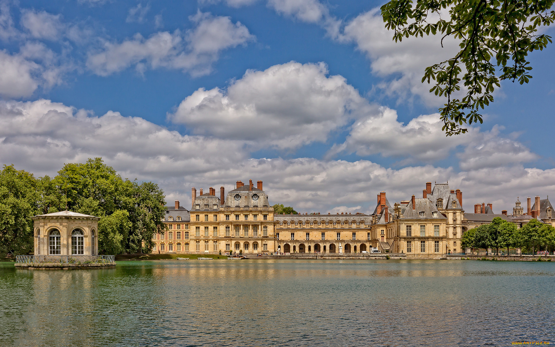 chateau, de, fontainebleau, города, замки, франции, chateau, de, fontainebleau