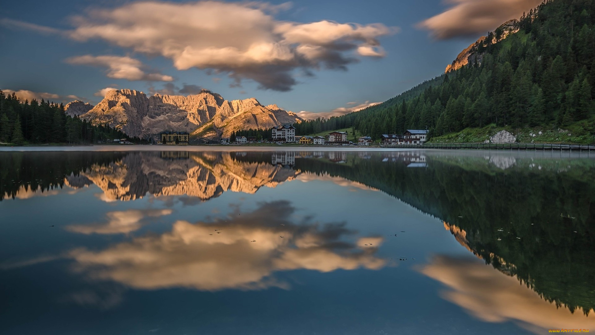 grand, hotel, misurina, misurina, lake, italy, города, -, пейзажи, grand, hotel, misurina, lake