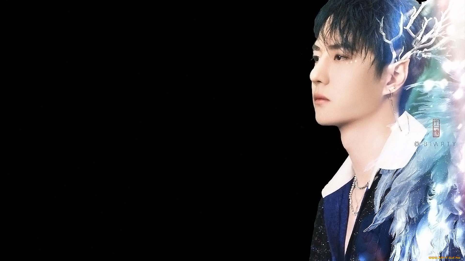 мужчины, wang, yi, bo, ван, ибо, лицо