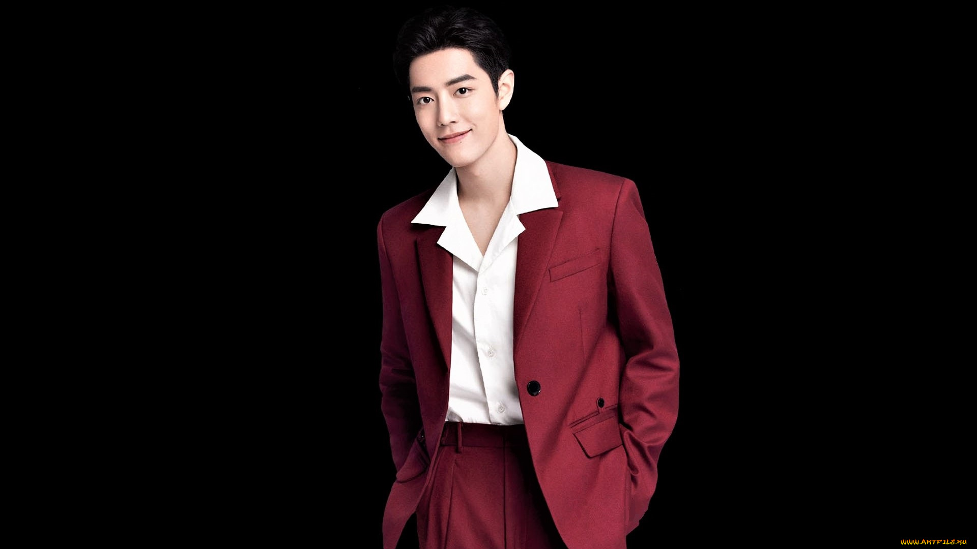 мужчины, xiao, zhan, актер, костюм