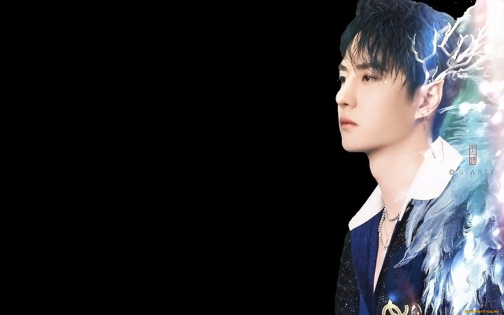 мужчины, wang, yi, bo, ван, ибо, лицо