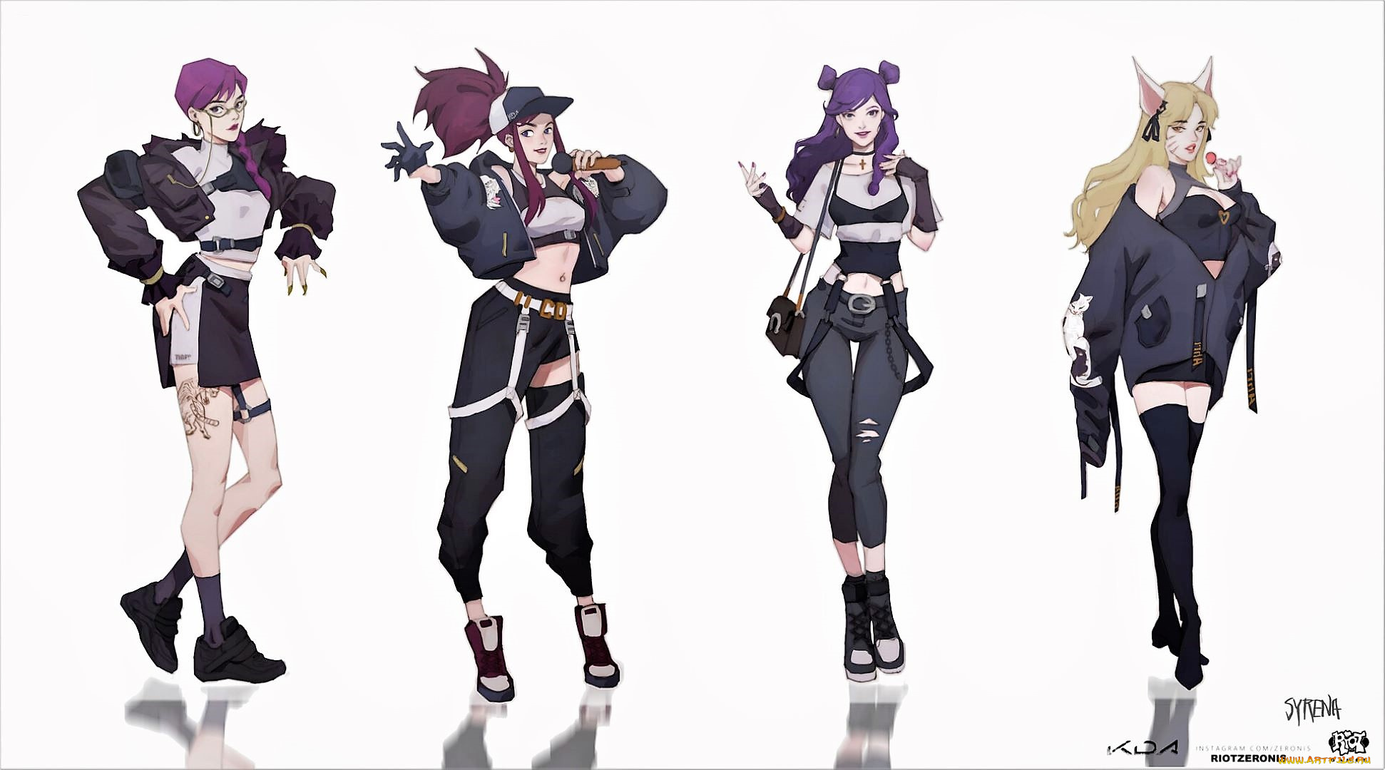 видео, игры, league, of, legends, kda, ahri, akali, kaisa, evelyn