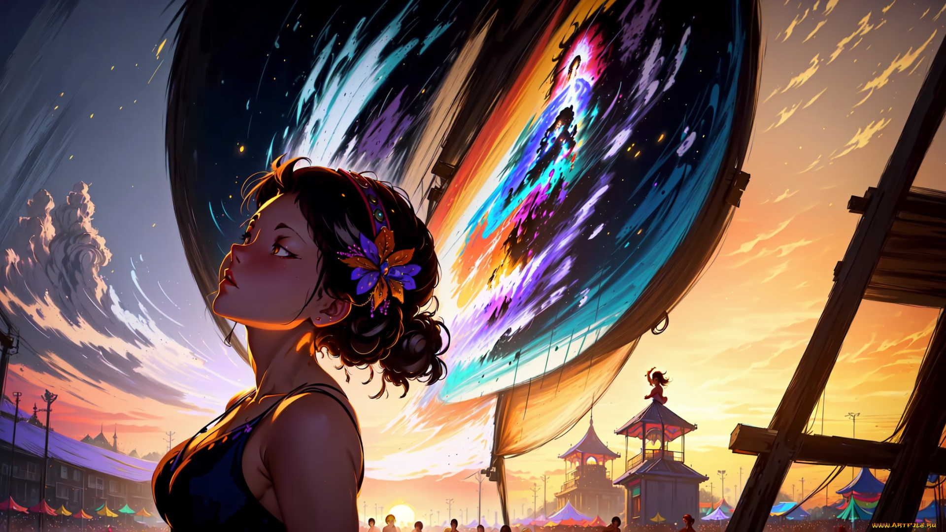 аниме, магия, , колдовство, , halloween, нейросети, графика, нейроарт, ai, art, нейронные, сети, рисунки, нейро, искусство