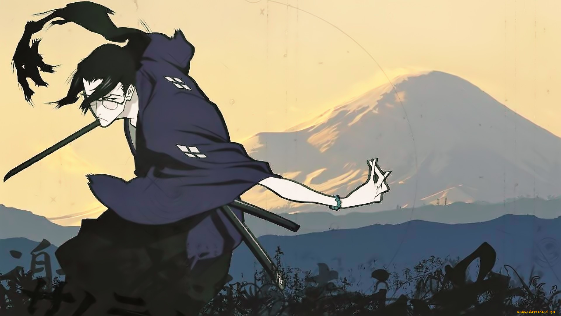 аниме, samurai, champloo, самурай