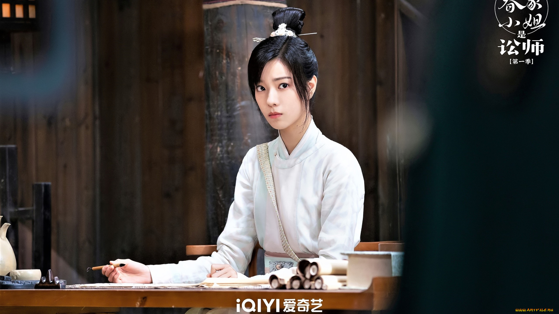 кино, фильмы, -unknown, , другое, девушка, стол, свитки