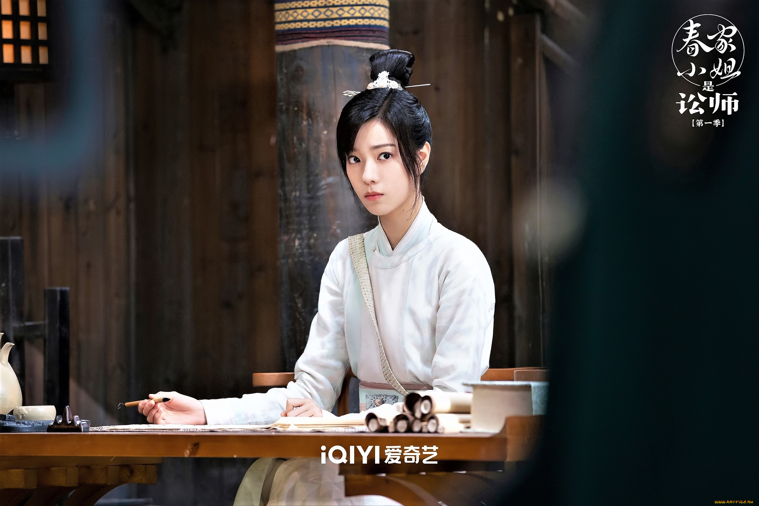 кино, фильмы, -unknown, , другое, девушка, стол, свитки