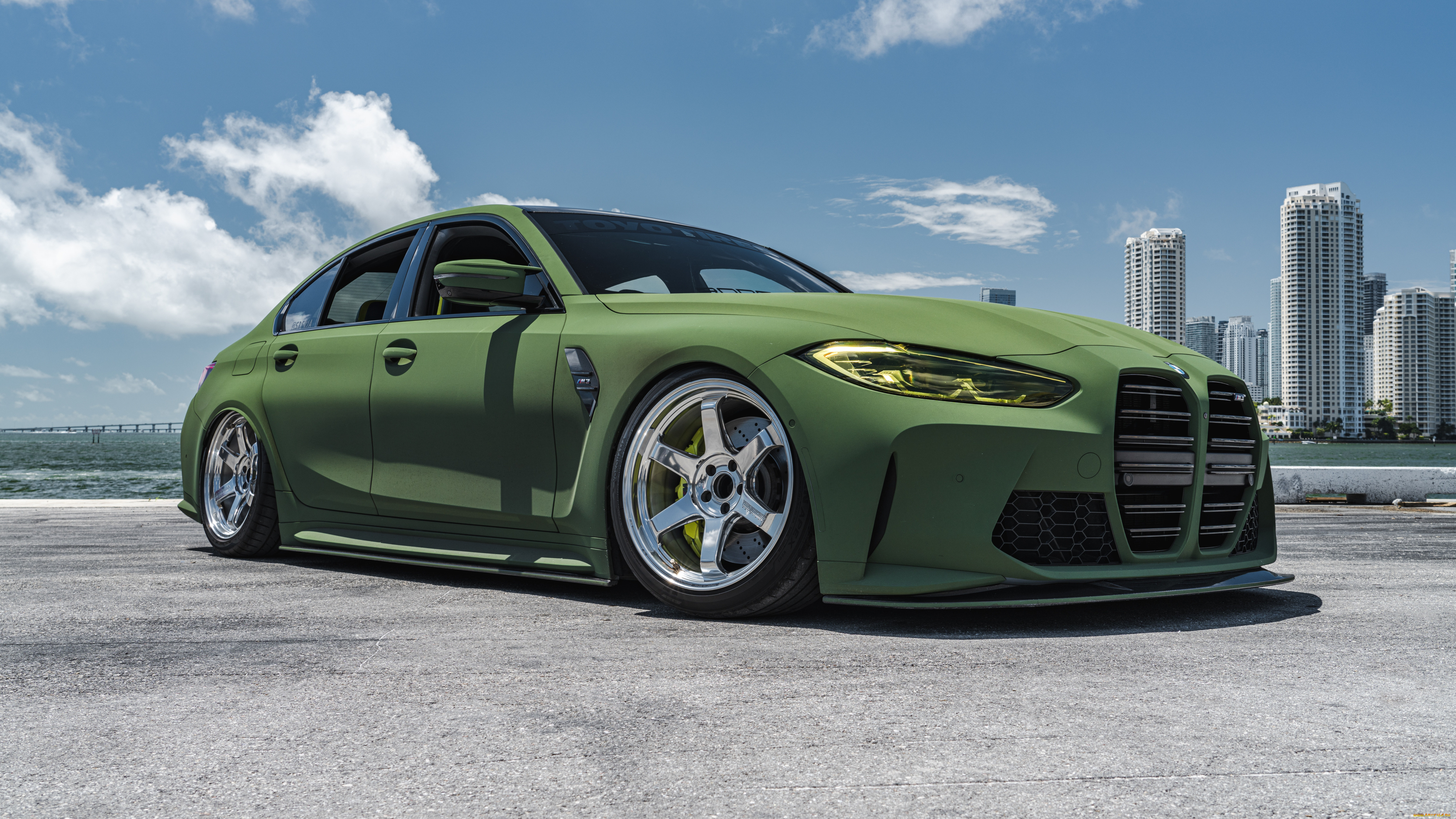 bmw, m3, автомобили, bmw, green, m3, town