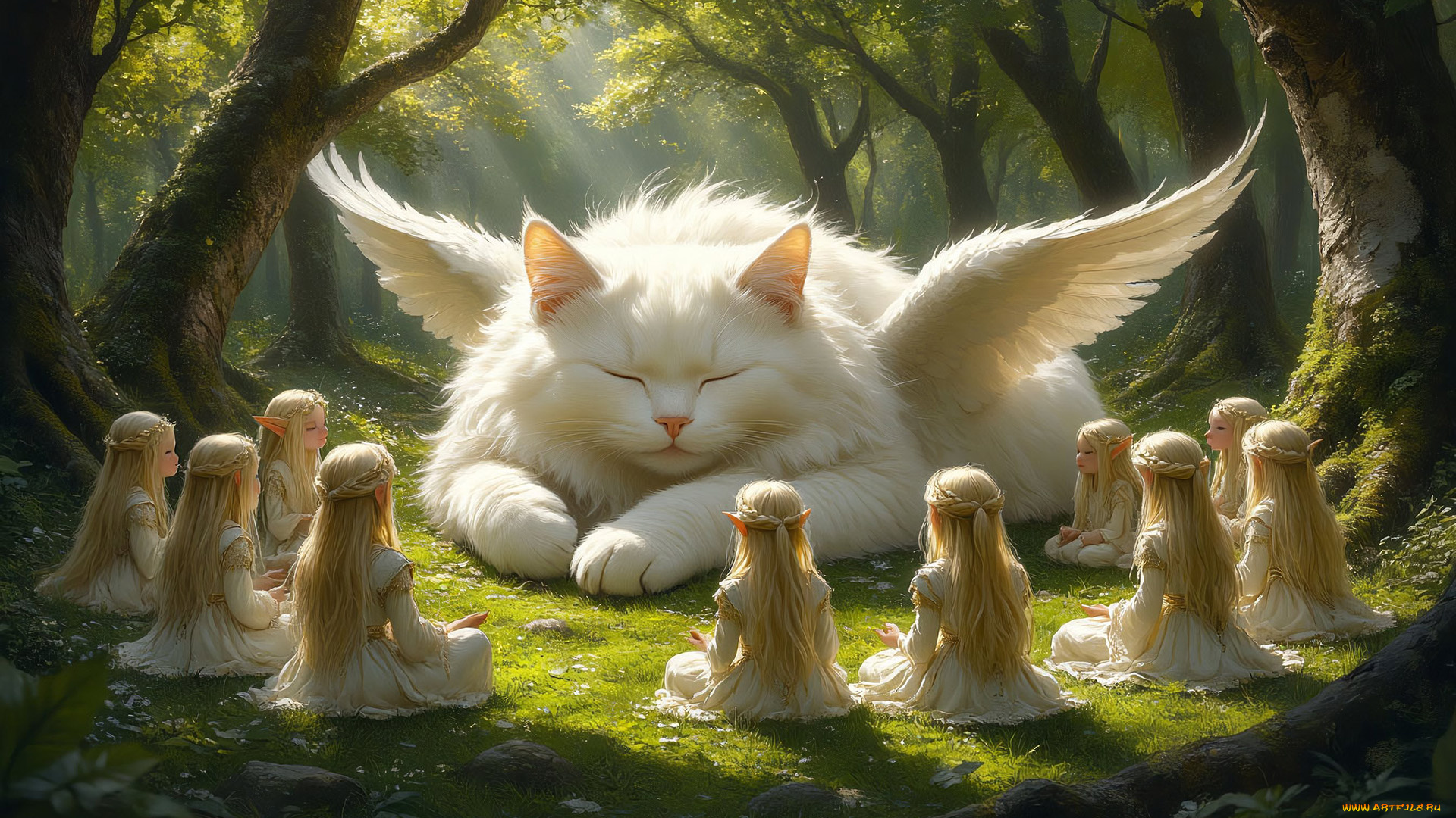 фэнтези, существа, нейросети, графика, нейроарт, ai, art, нейронные, сети, рисунки, нейро, искусство, нейрографика, graphics, neuroart, neural, networks, drawings, neuro, neurography, сказочная, кошка