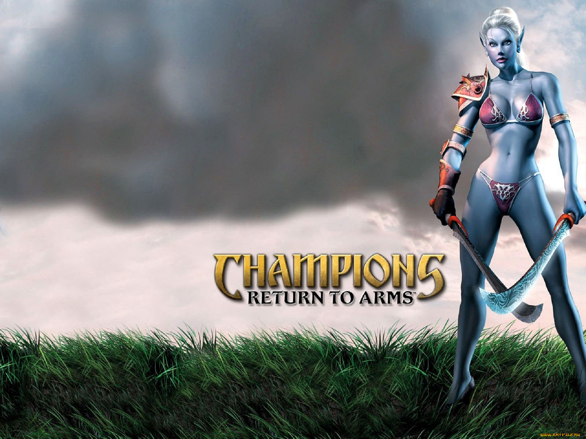 видео, игры, champions, , return, to, arms, девушка, эльфийка, оружие