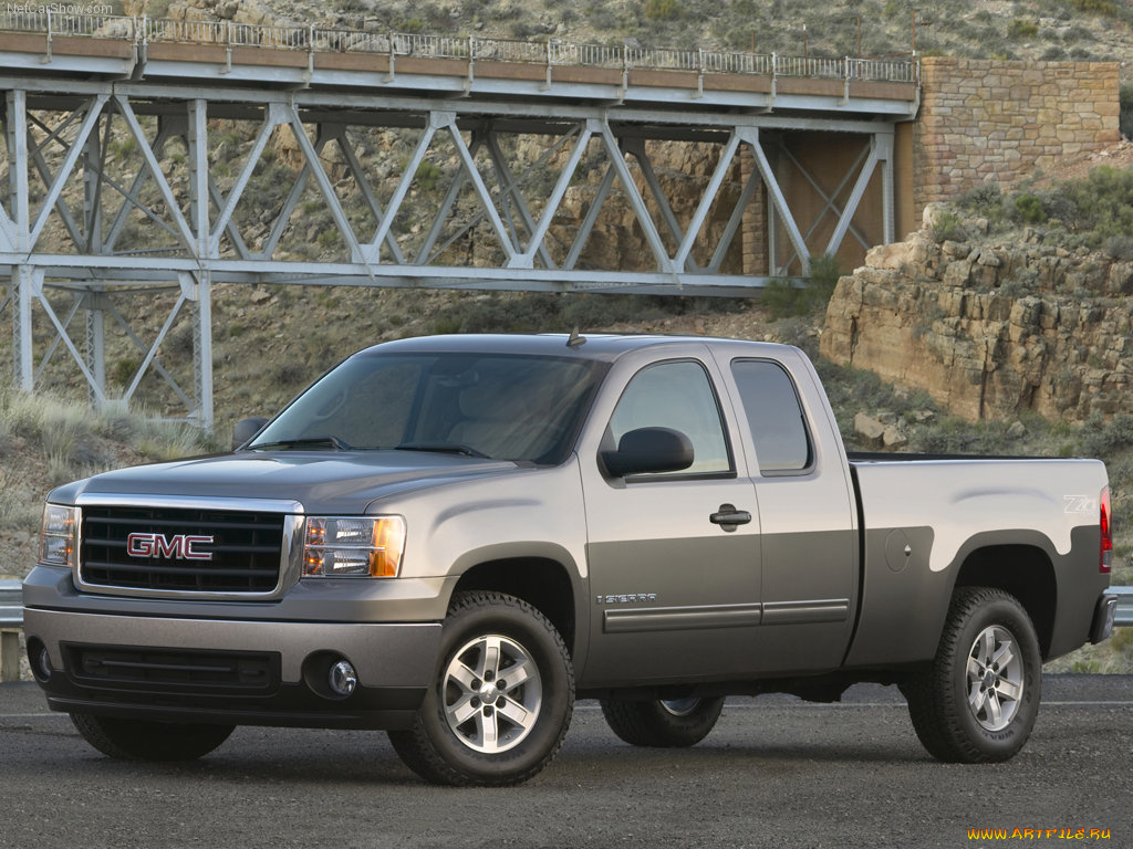 gmc, sierra, 2007, автомобили, gm