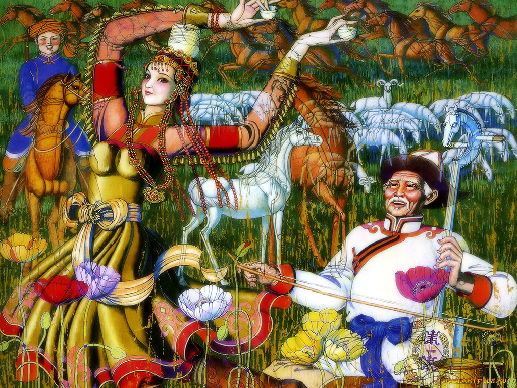 рисованные, люди