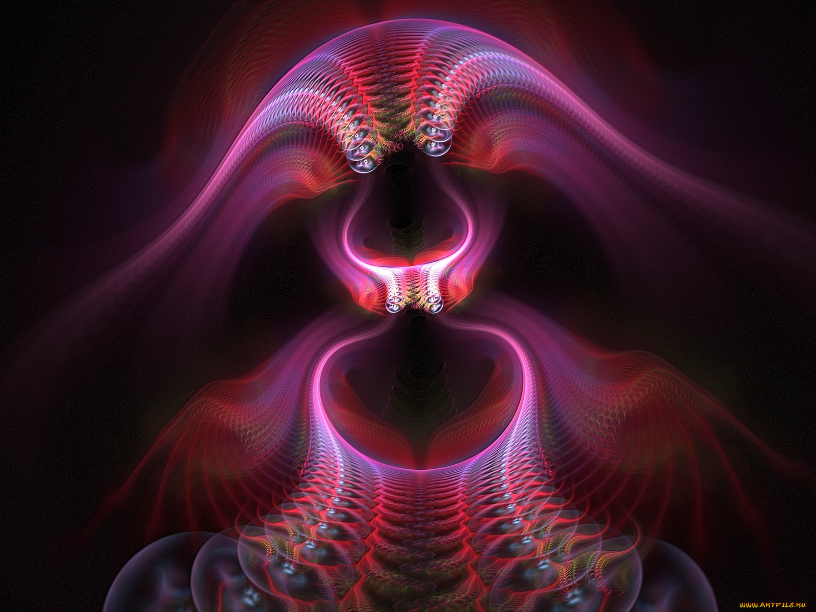 3д, графика, fractal, фракталы, фрактал, узор, цвета