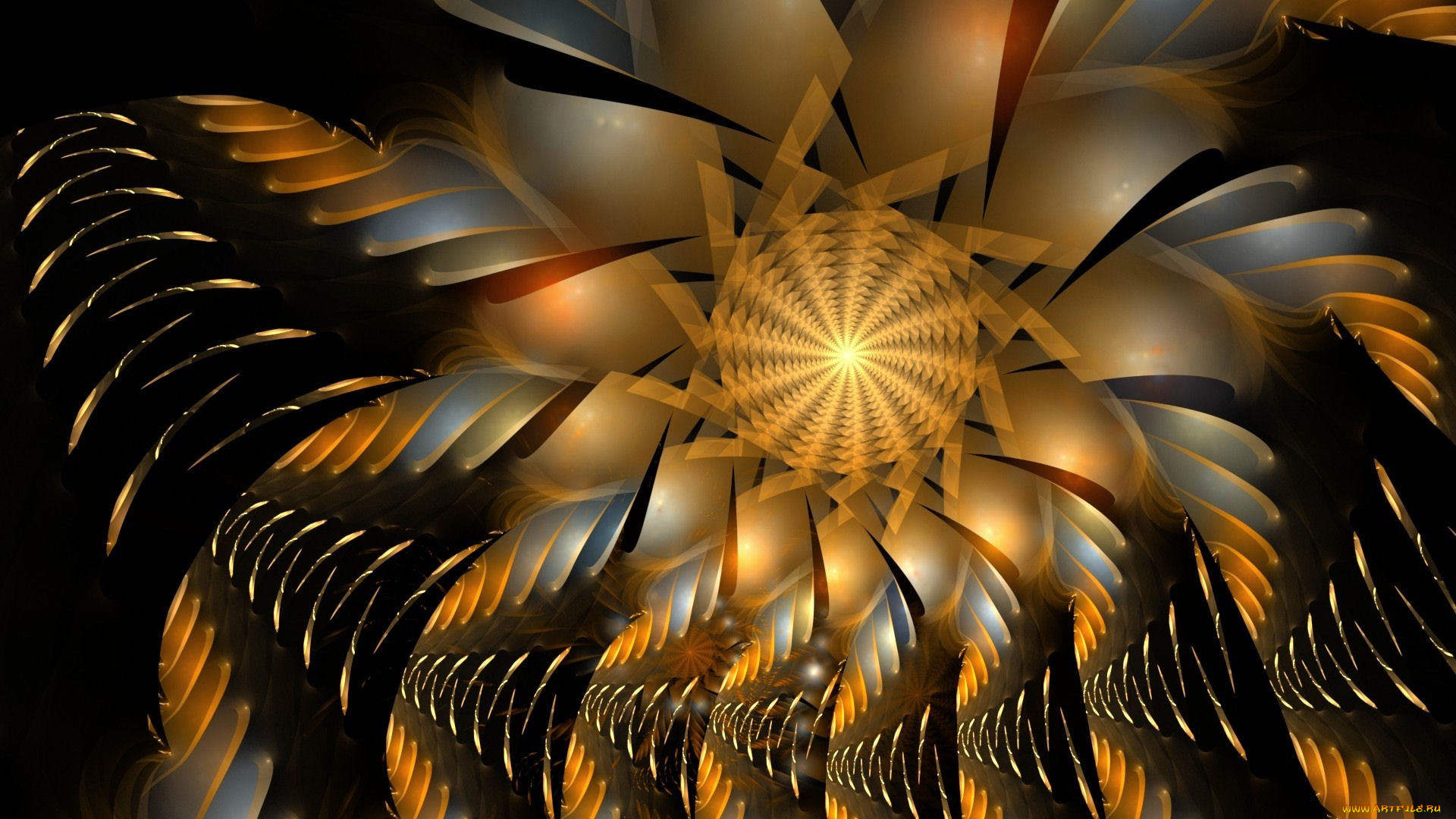 3д, графика, fractal, фракталы, абстракция, узор