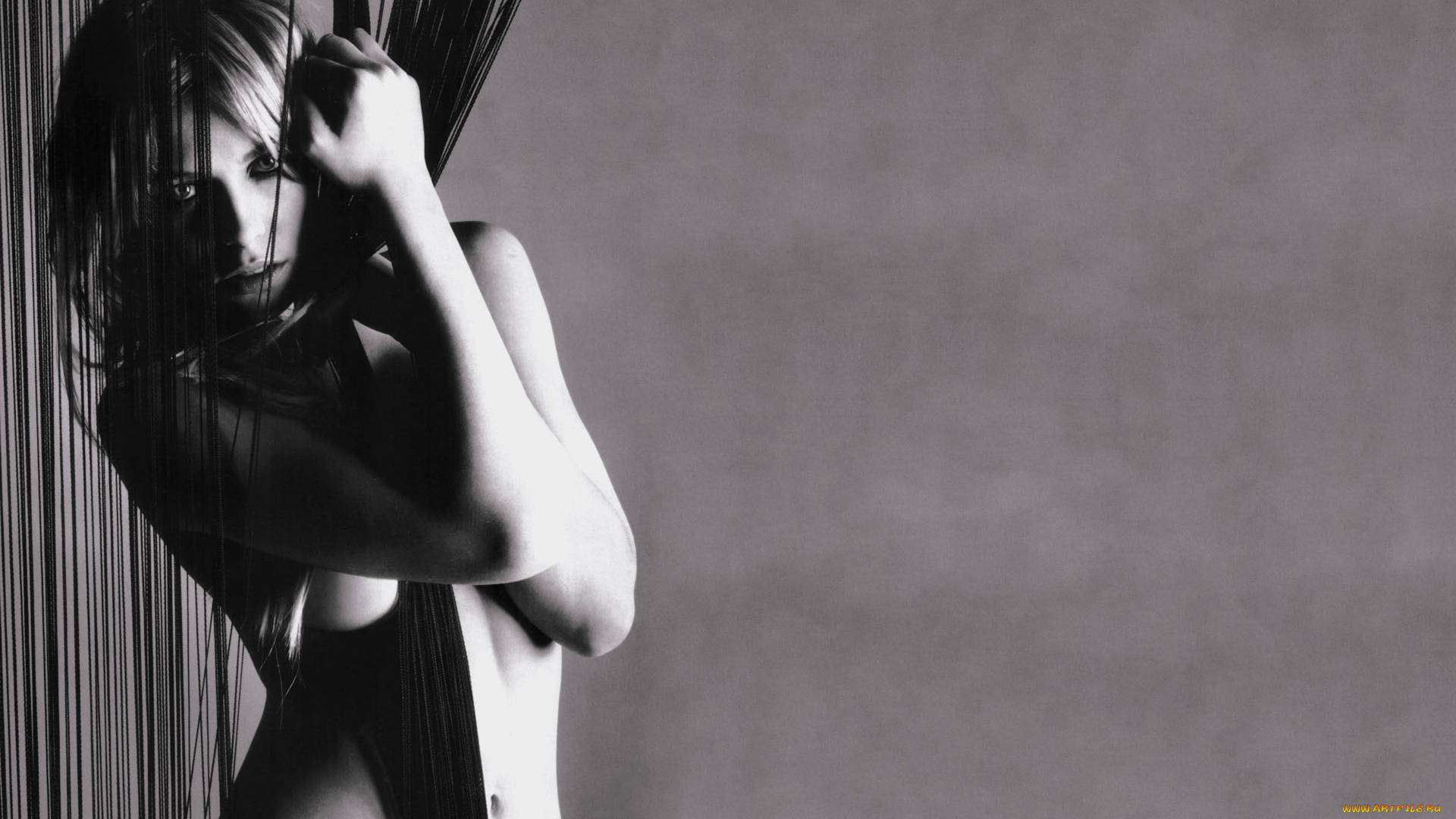 Abigail, Clancy, девушки, , , черно-белое, фото